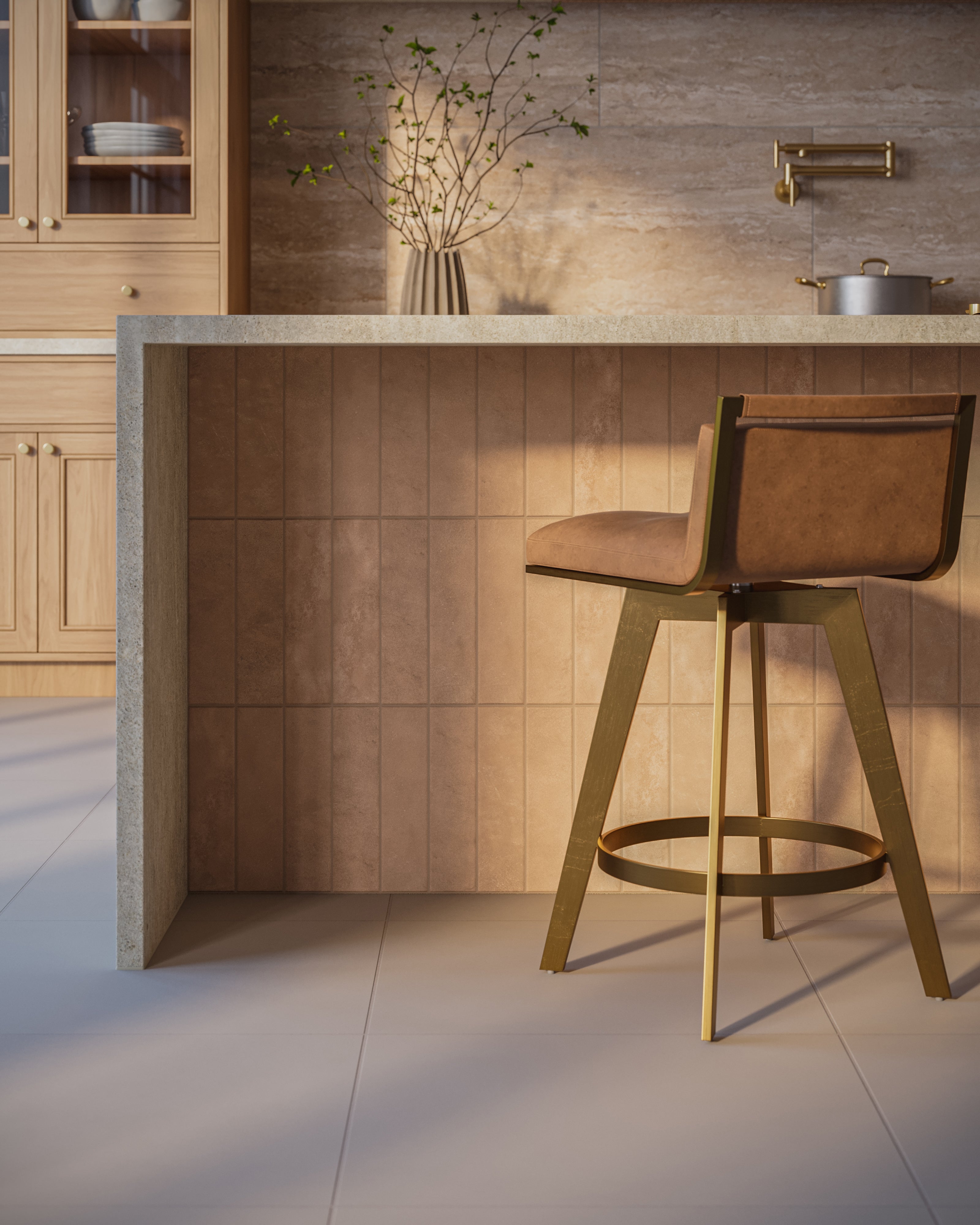 Palmer 24x24 Matte Porcelain Tile in White