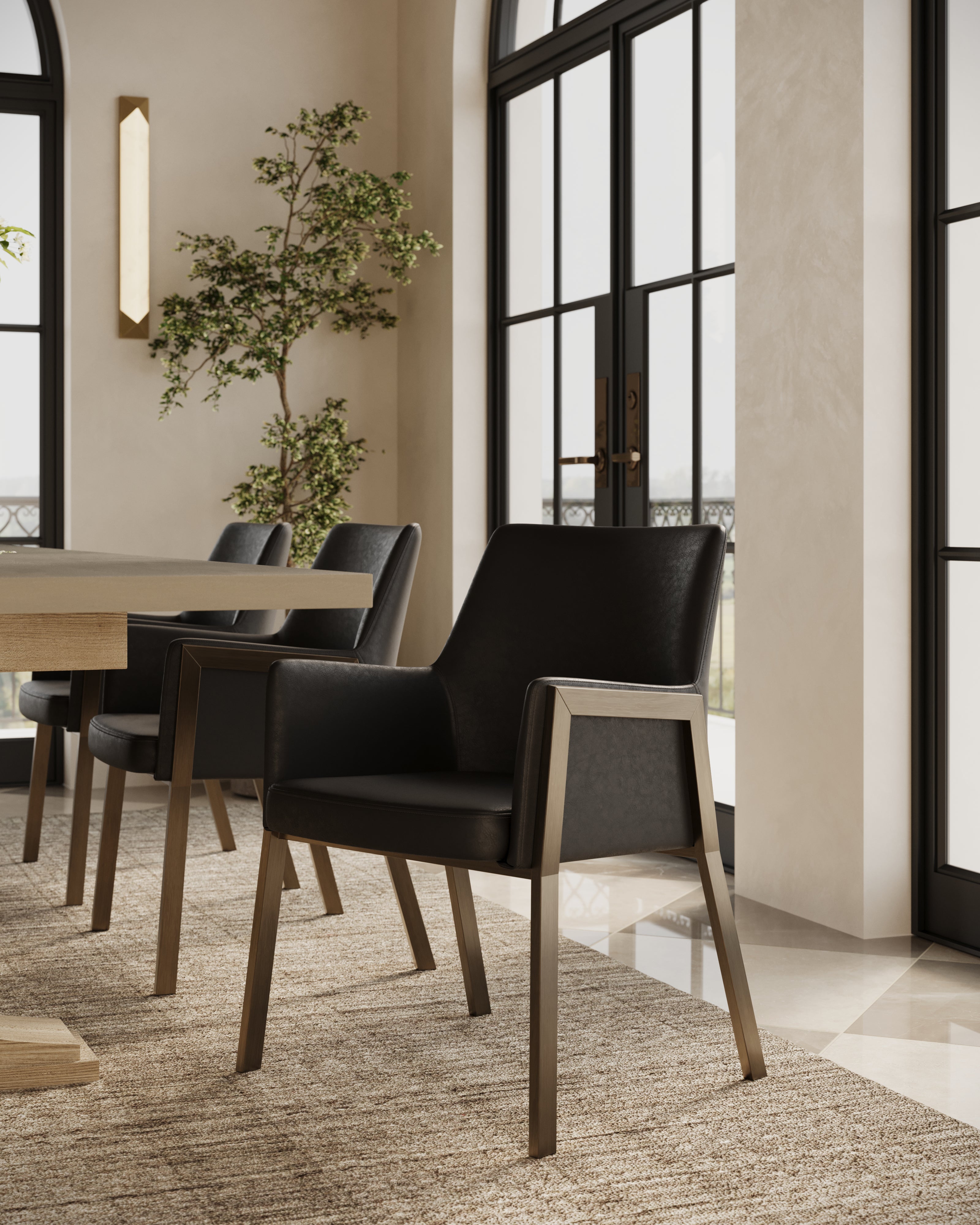 Gideon Dining Chair in Black