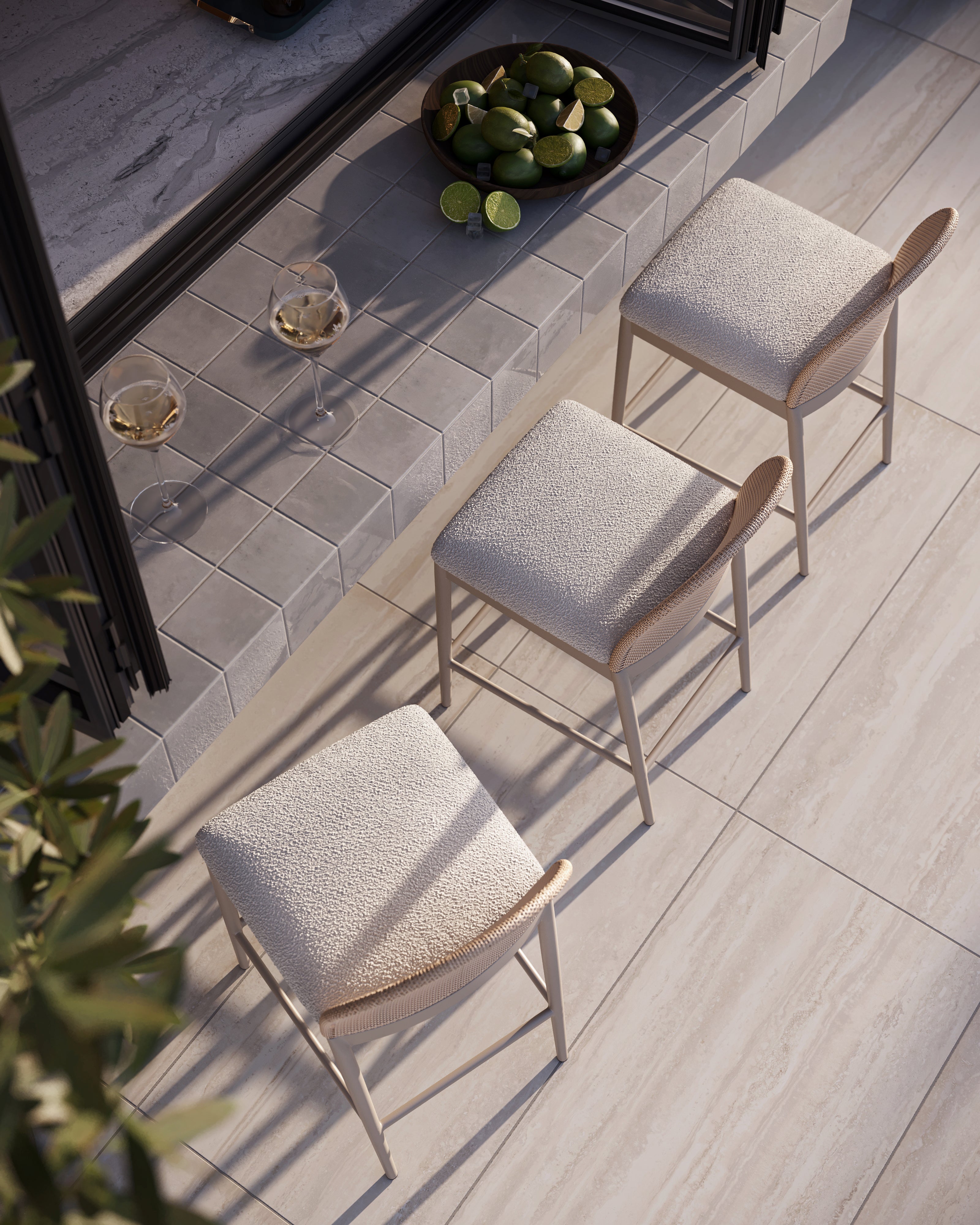 Wren 24x48 Grip Porcelain 2cm Paver Tile in Oat