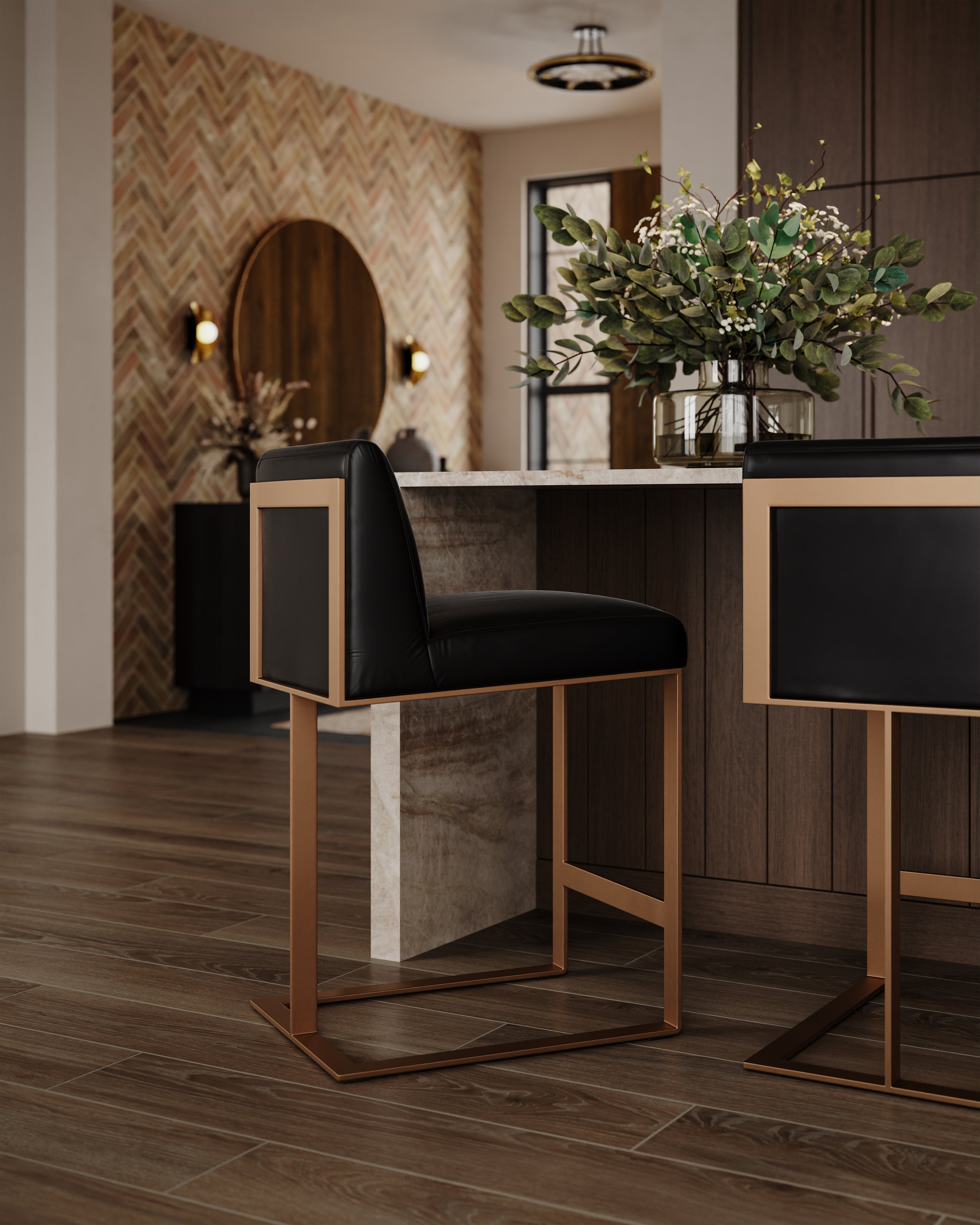 Jameson 8x48 Matte Porcelain Tile in Umber