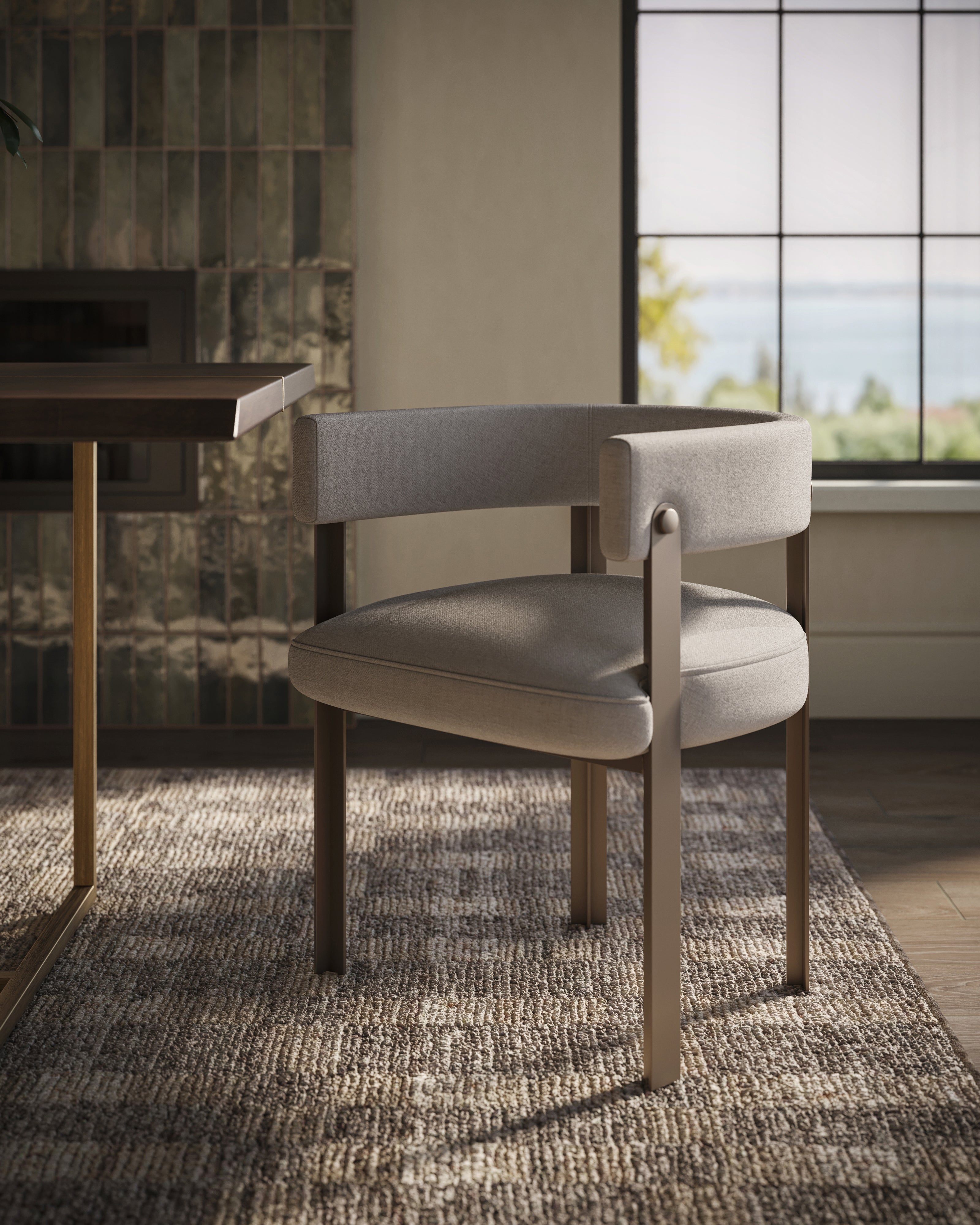 Elena Dining Chair in Ernst Silverstone