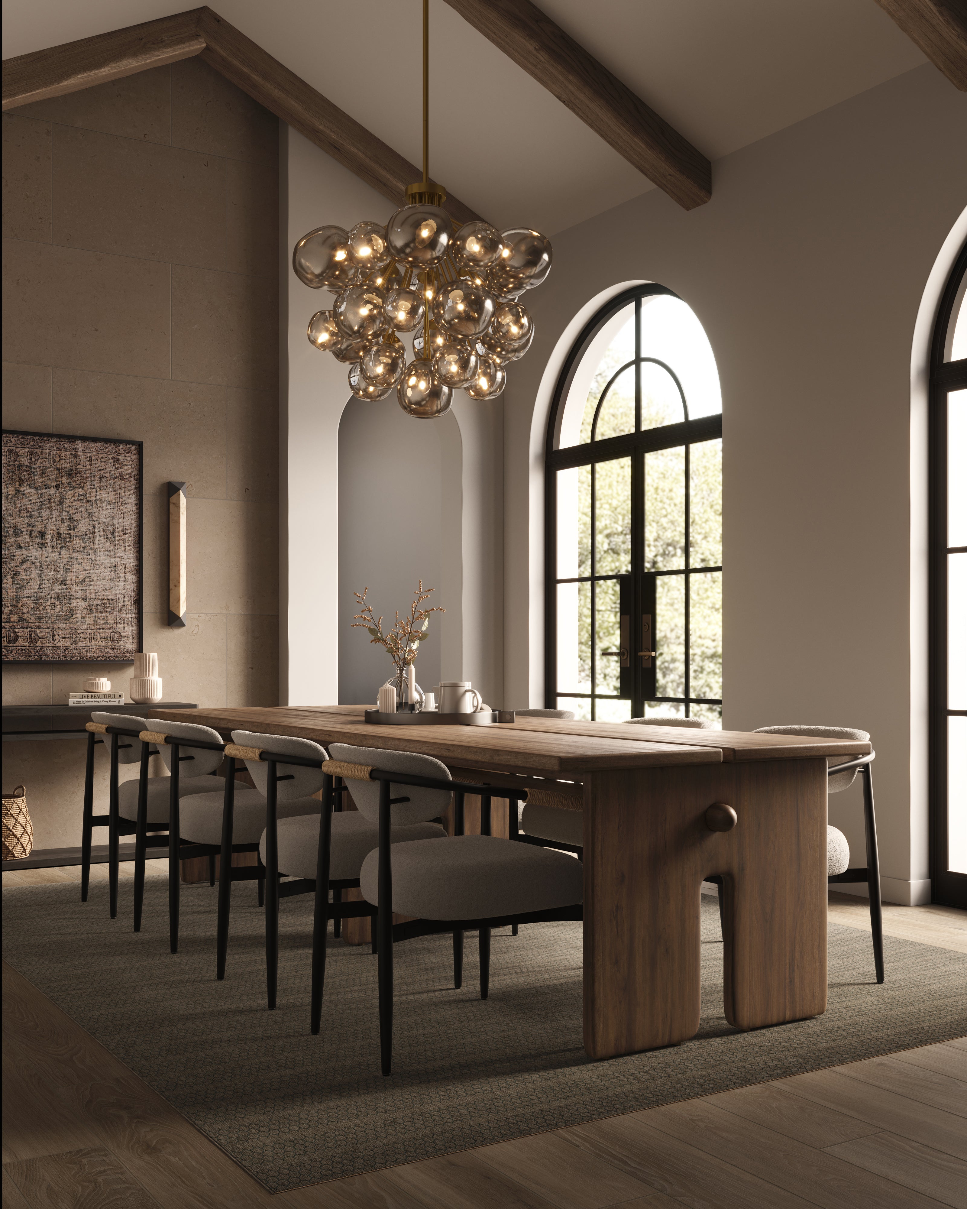 Jameson 8x48 Matte Porcelain Tile in Umber