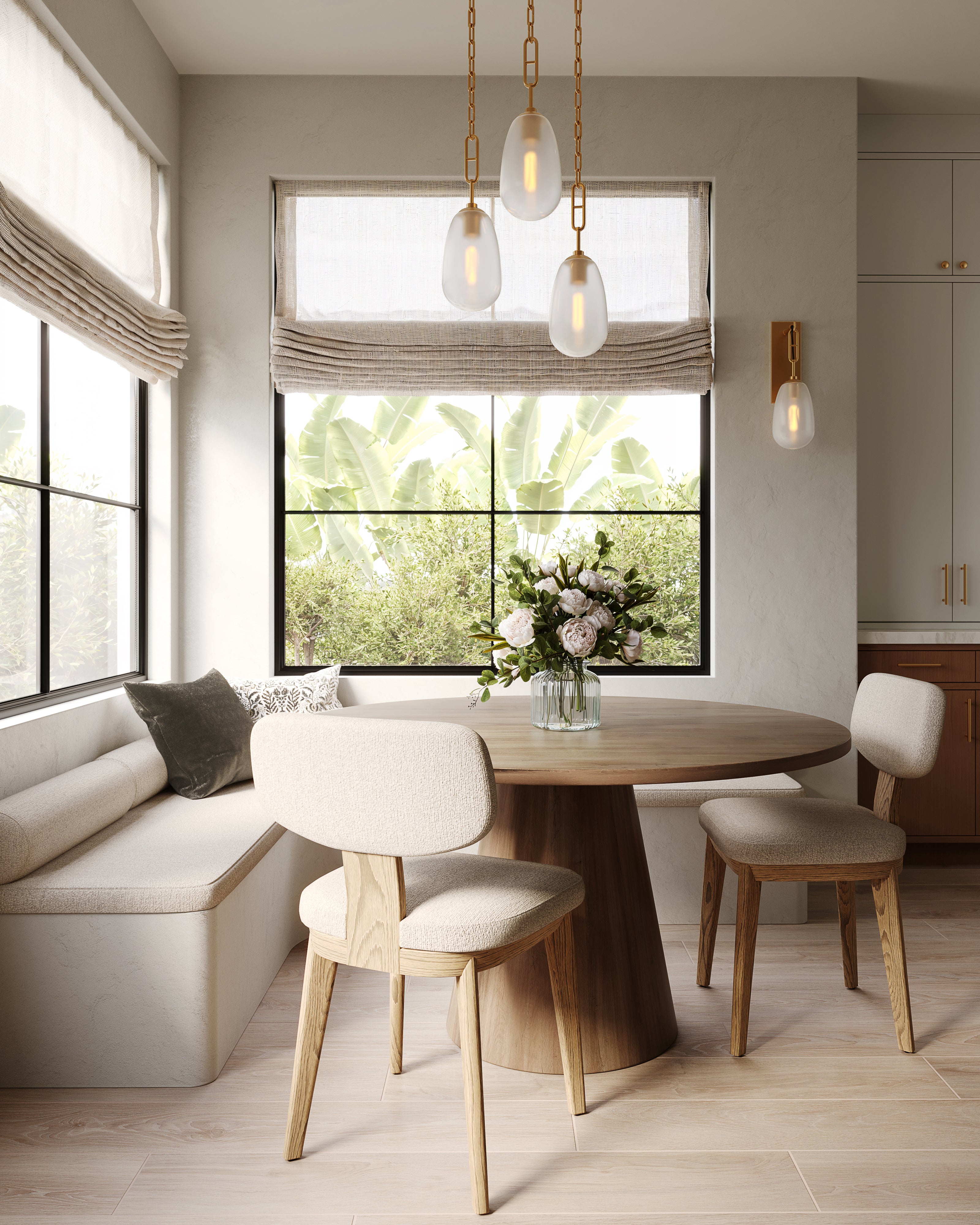 Rita Dining Chairs in Taupe, Set of 2