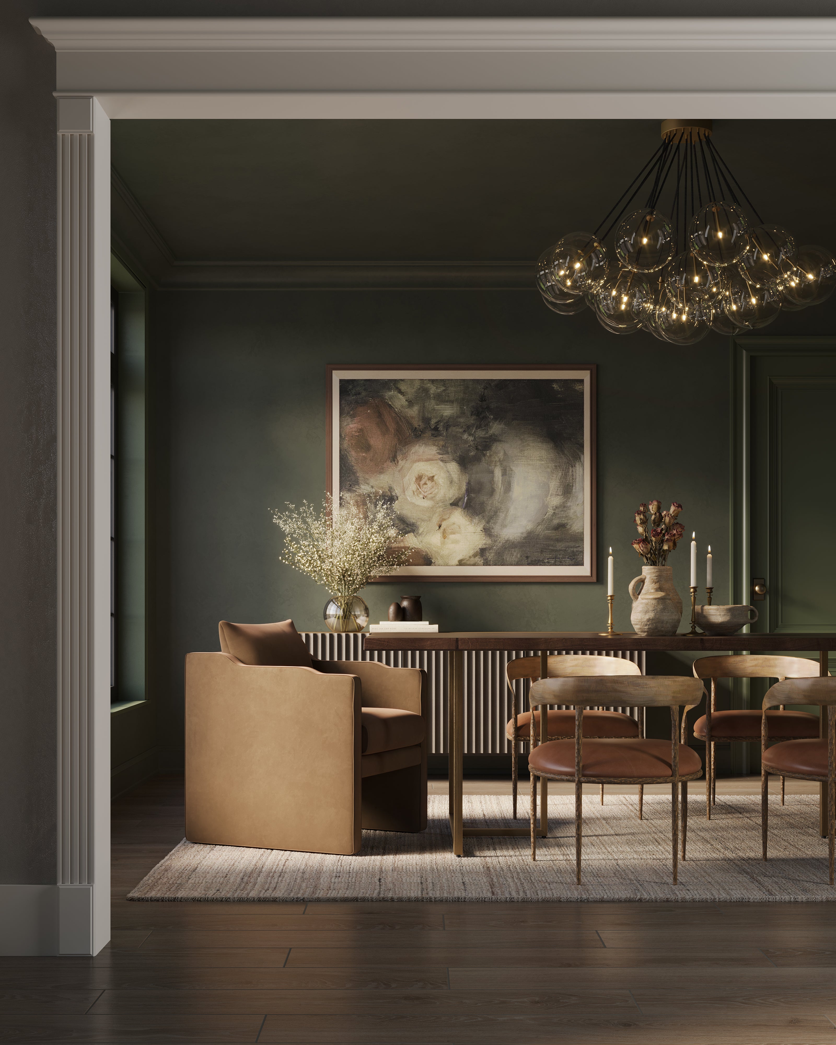 Jameson 8x48 Matte Porcelain Tile in Umber