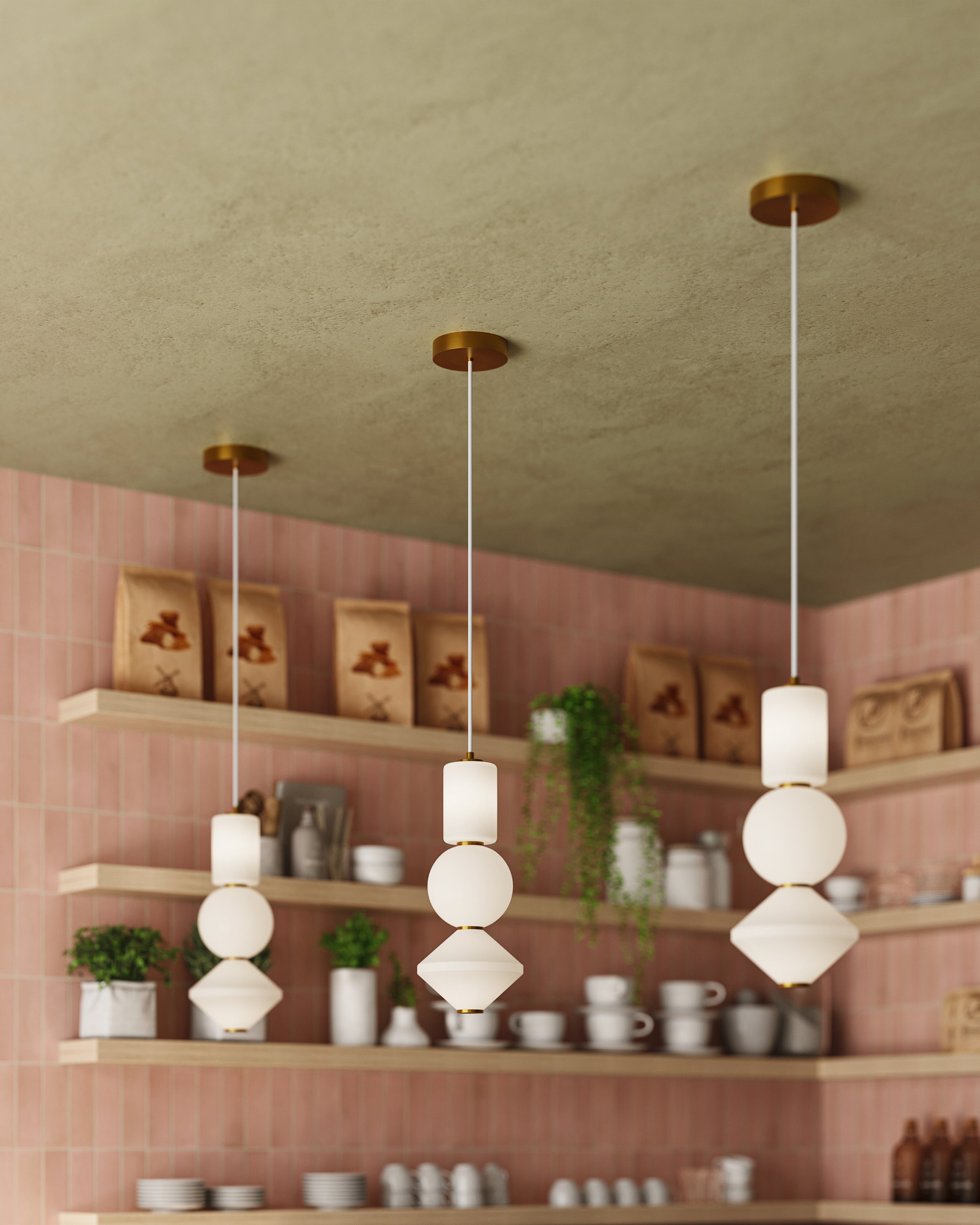 Natasha 2x6 Glossy Porcelain Tile in Blush