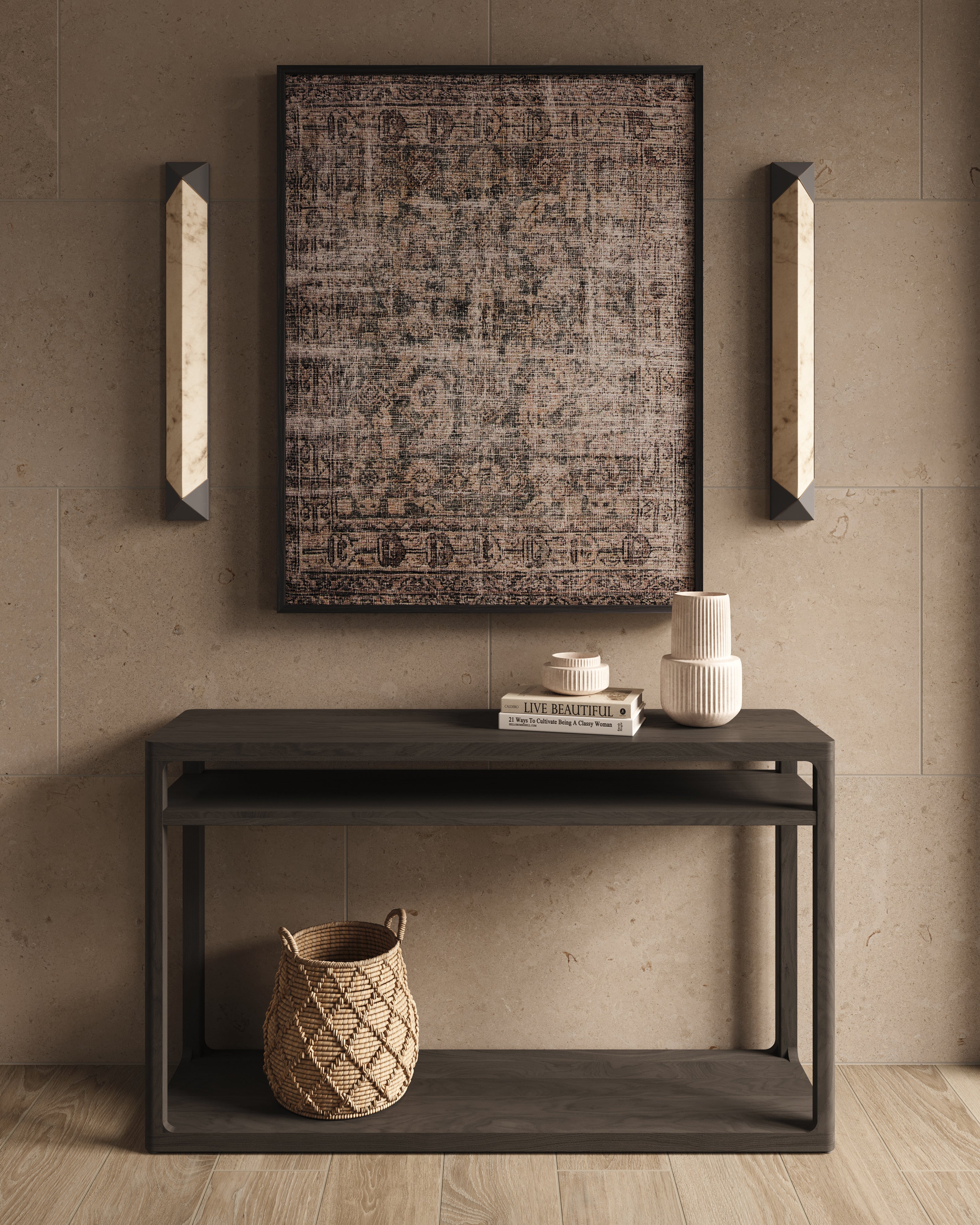 Wren 24x48 Matte Porcelain Tile in Dune