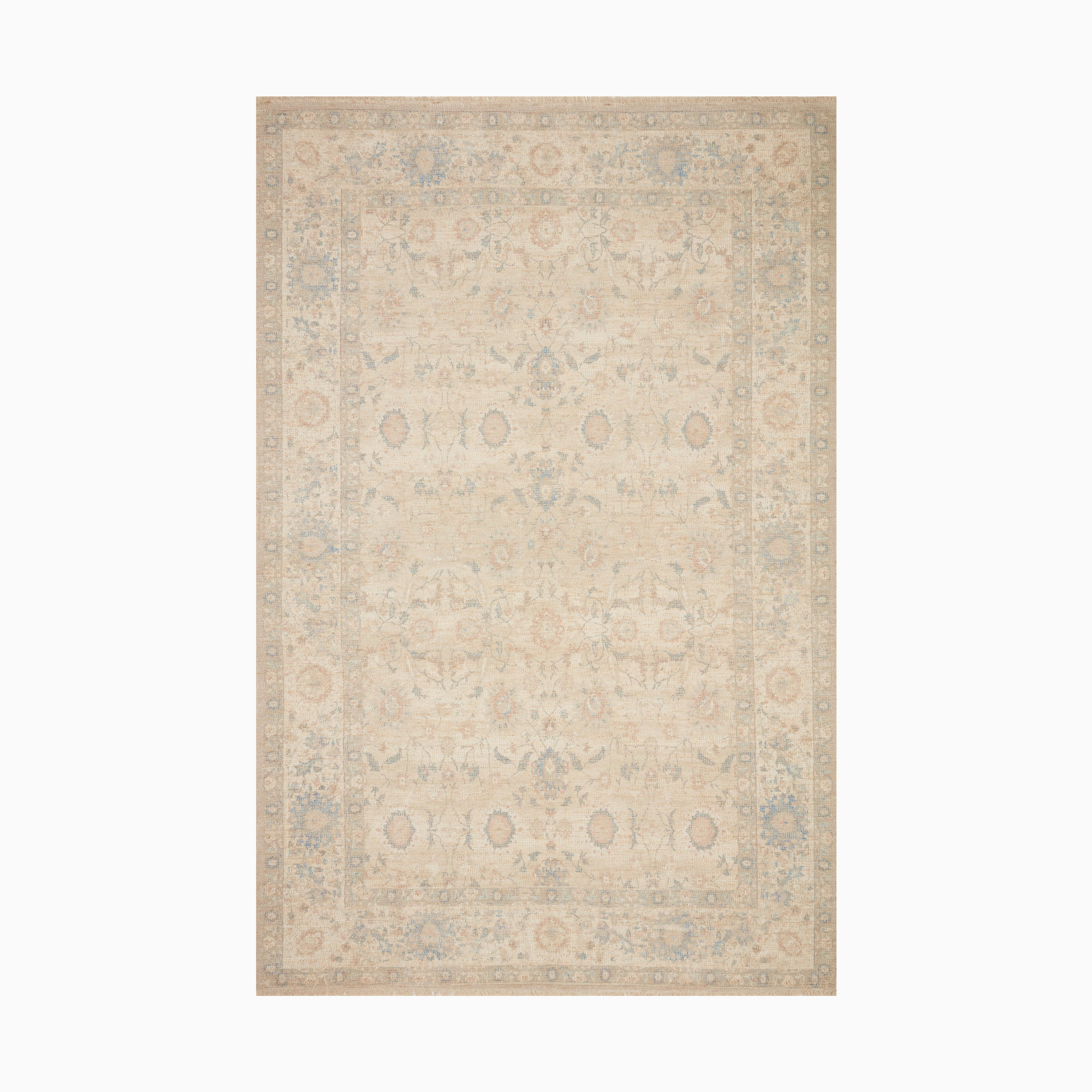 Marcella Rug Frontgate Marcela Cotton Rug in Brick / Lake