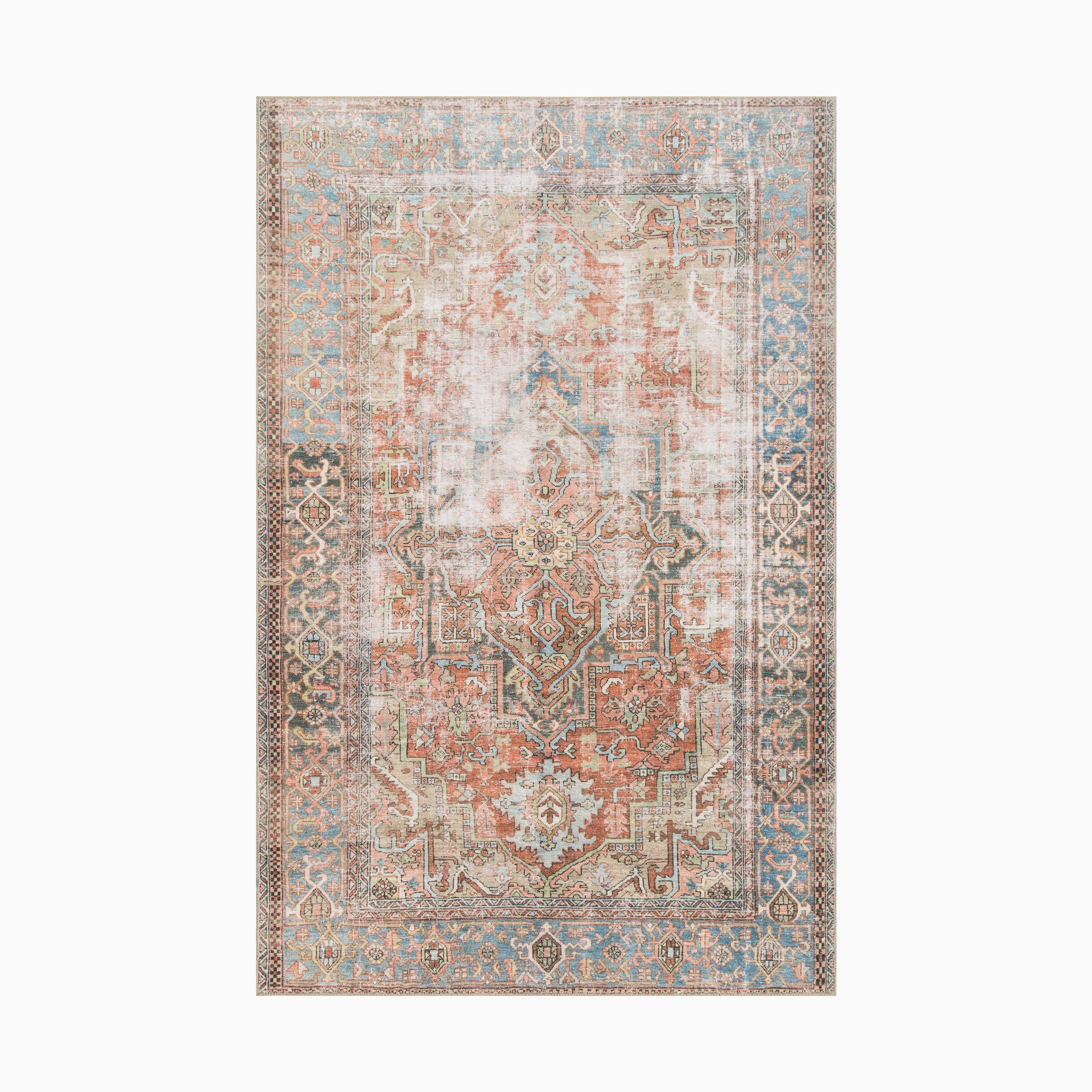 Pascal Rug in Spice / Cobalt