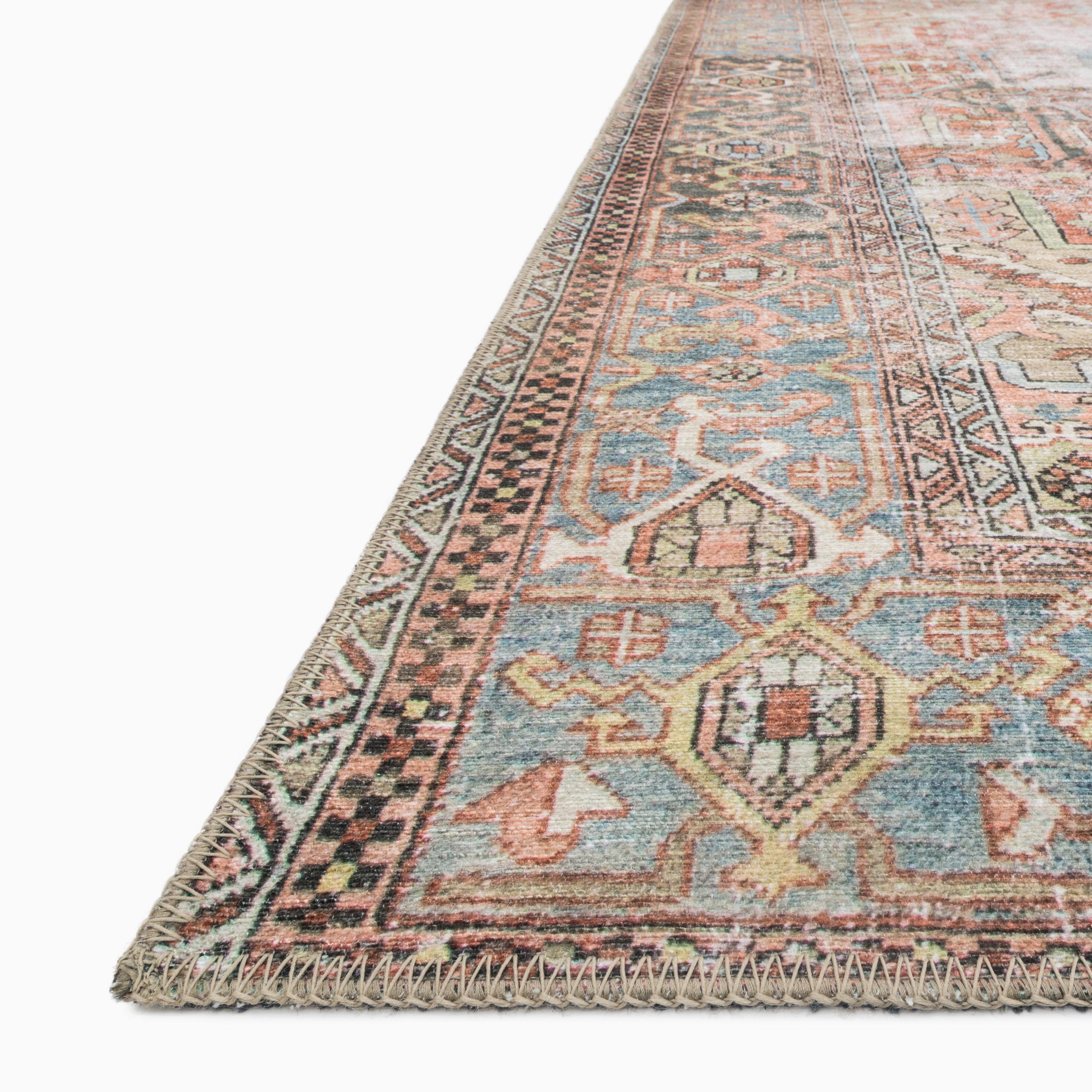 Pascal Rug in Spice / Cobalt