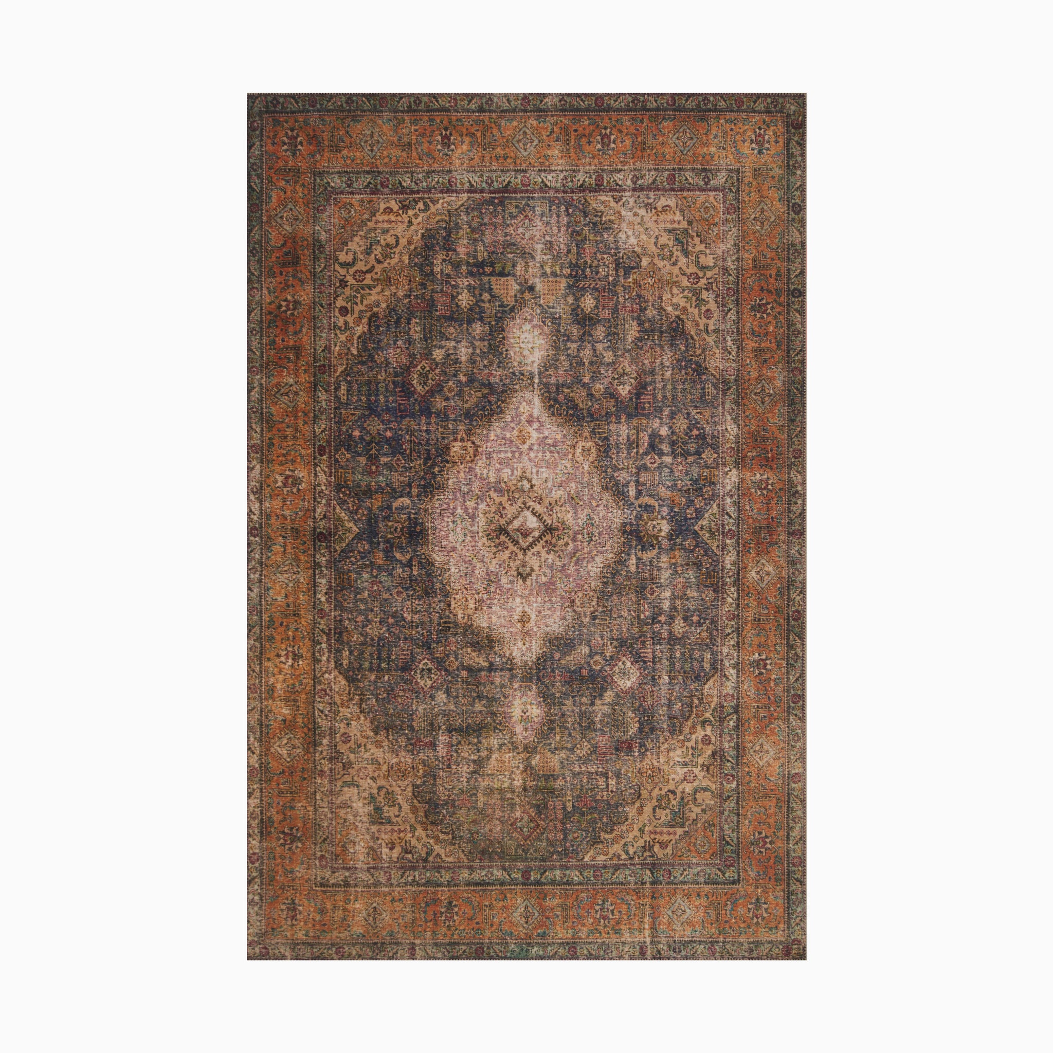 Pascal Rug in Terracotta / Multi