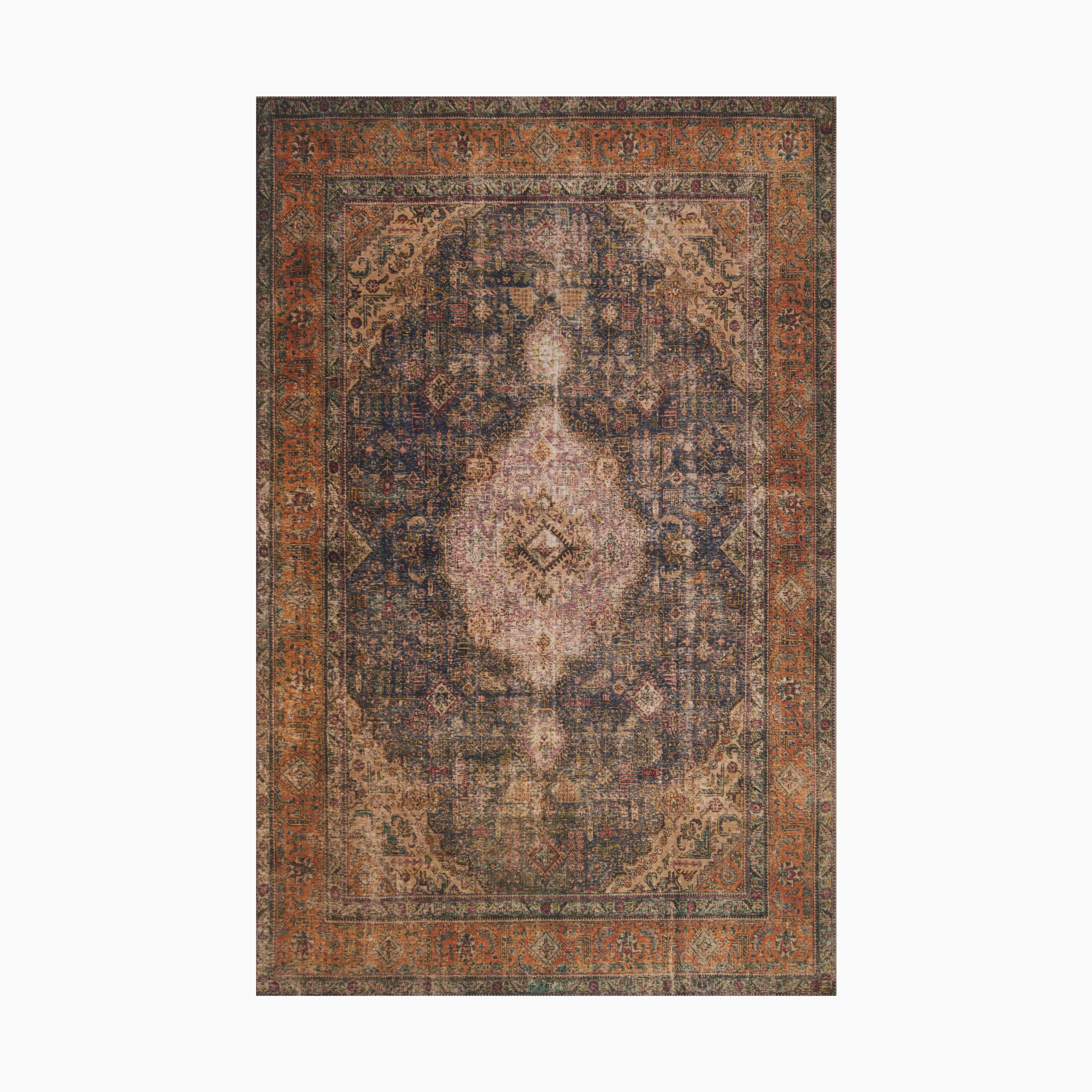 Pascal Rug in Terracotta / Multi