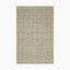Hooked wool rug in khaki and beige, crafted with a timeless transitional design for a soft yet resilient finish, perfect for modern and contemporary spaces.