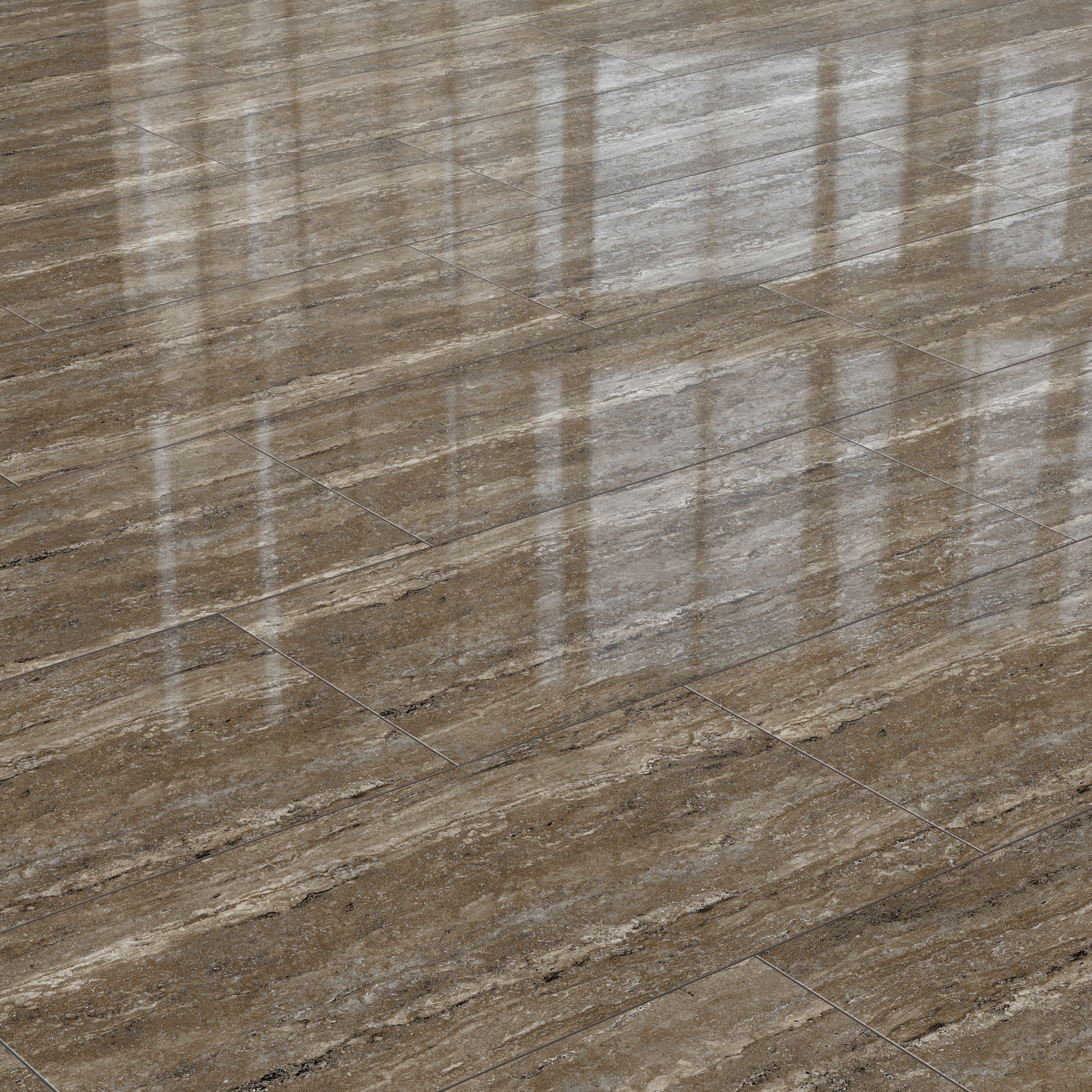 Marlow 24x48 Polished Porcelain Tile in Titanium