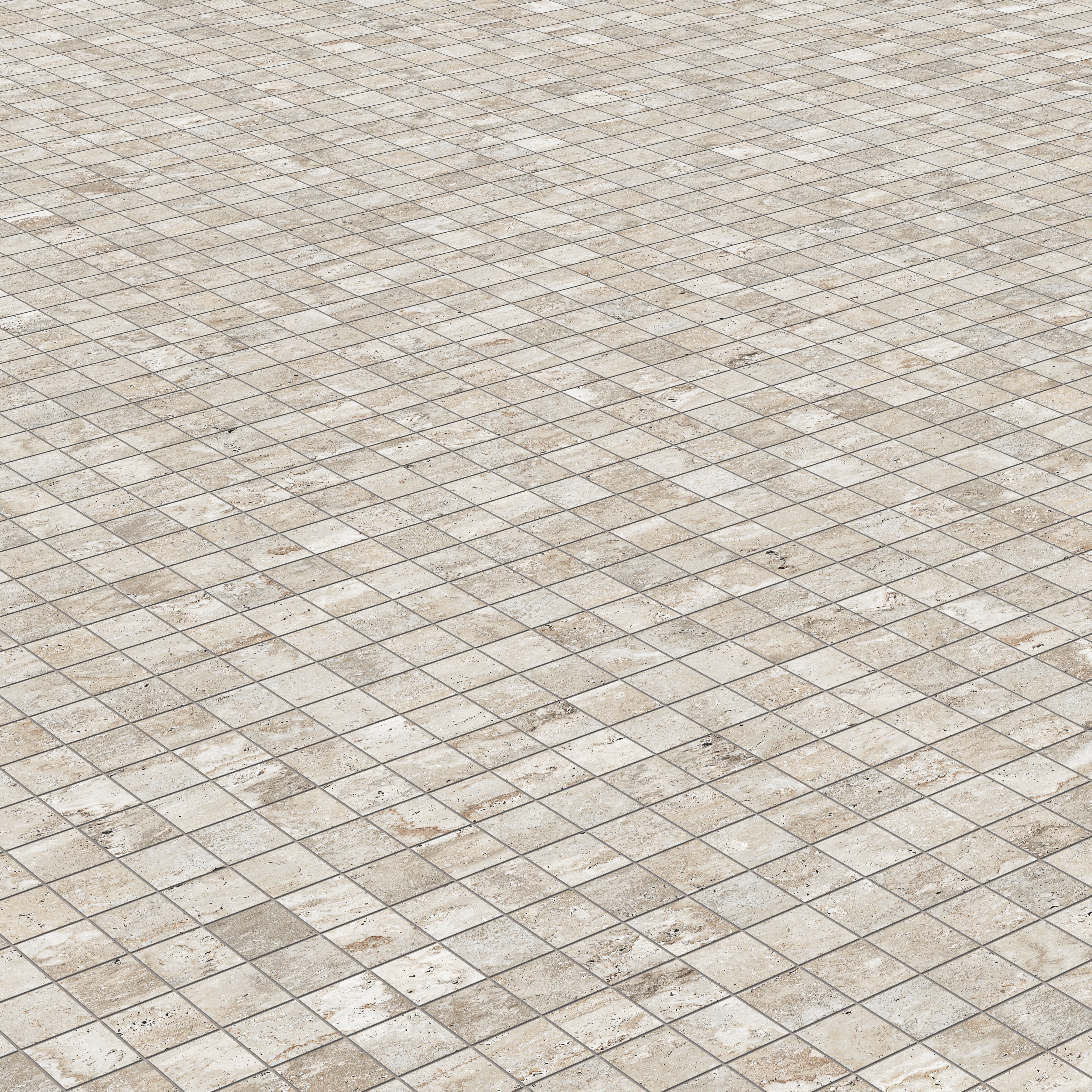 Marlow 2x2 Matte Porcelain Mosaic Tile in Silver