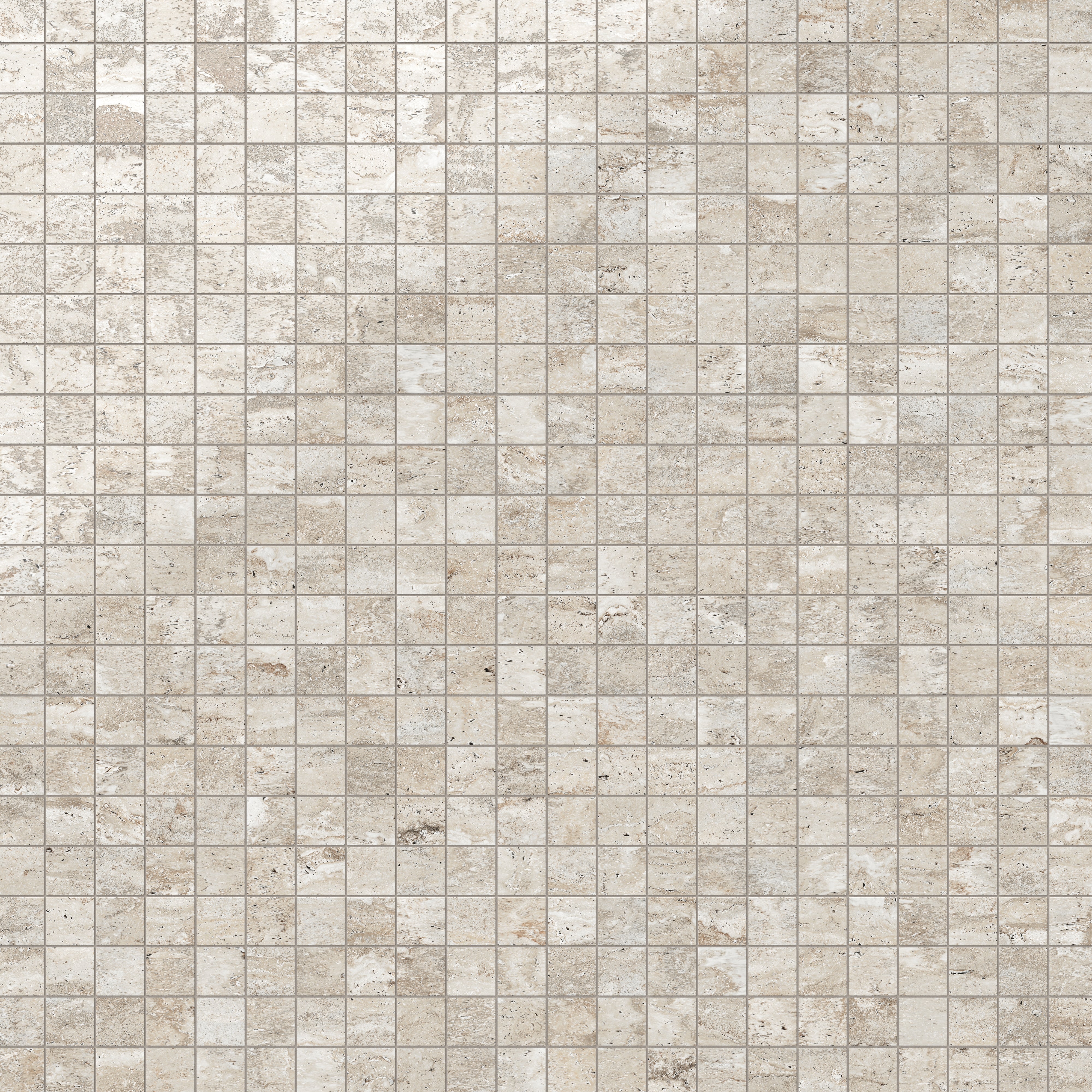 Marlow 2x2 Polished Porcelain Mosaic Tile in Silver