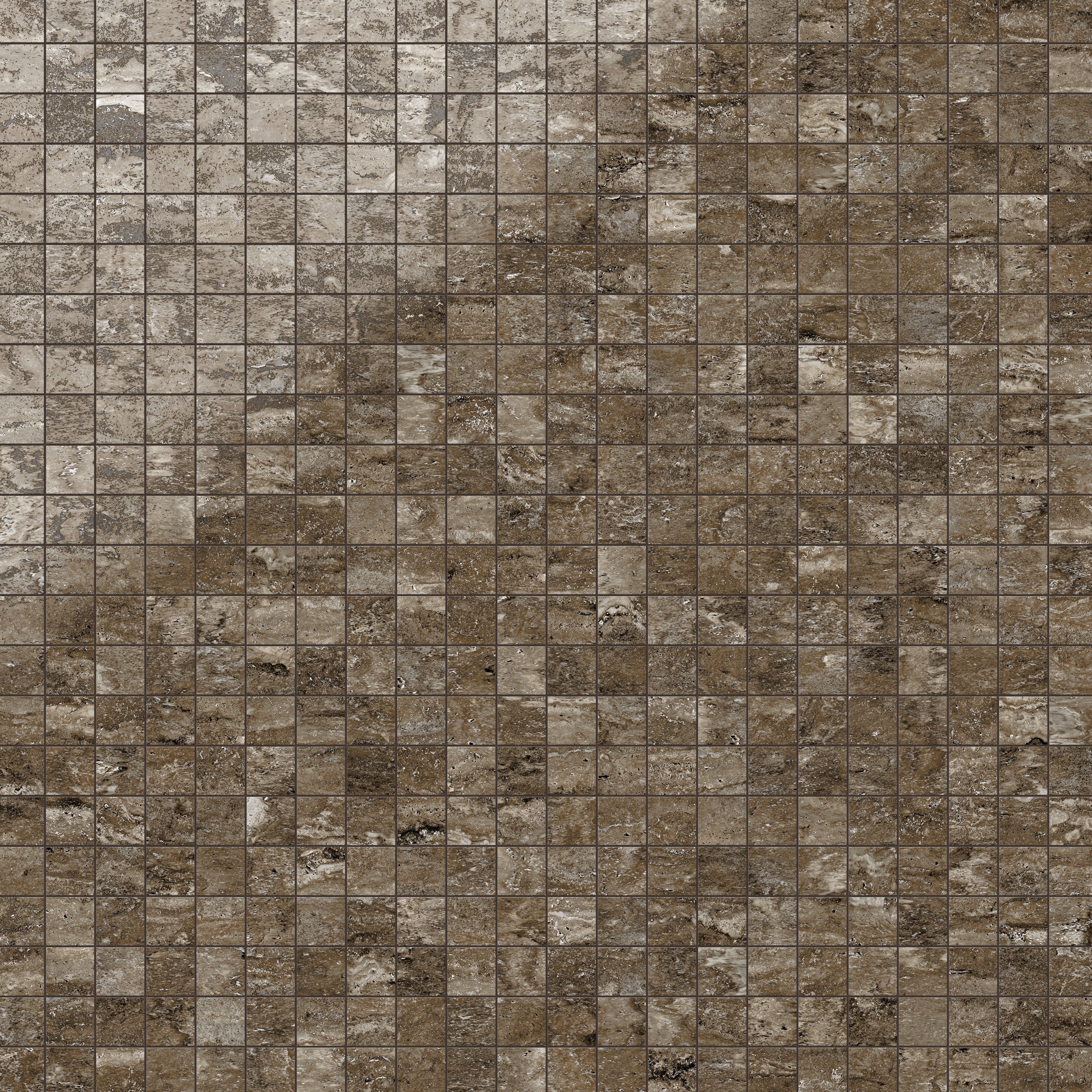 Marlow 2x2 Polished Porcelain Mosaic Tile in Titanium