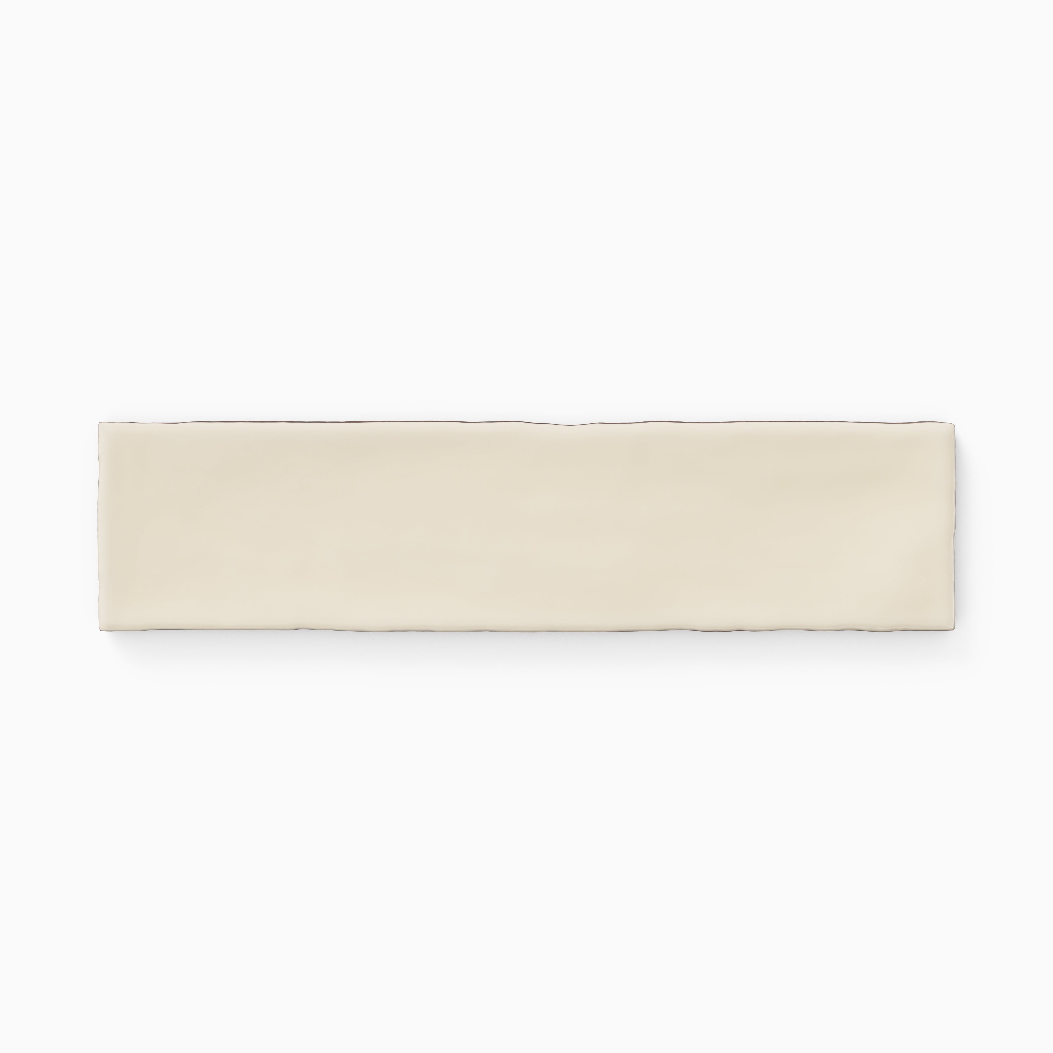 Harper 3 x 12 Glossy Ceramic Tile in Nest Beige