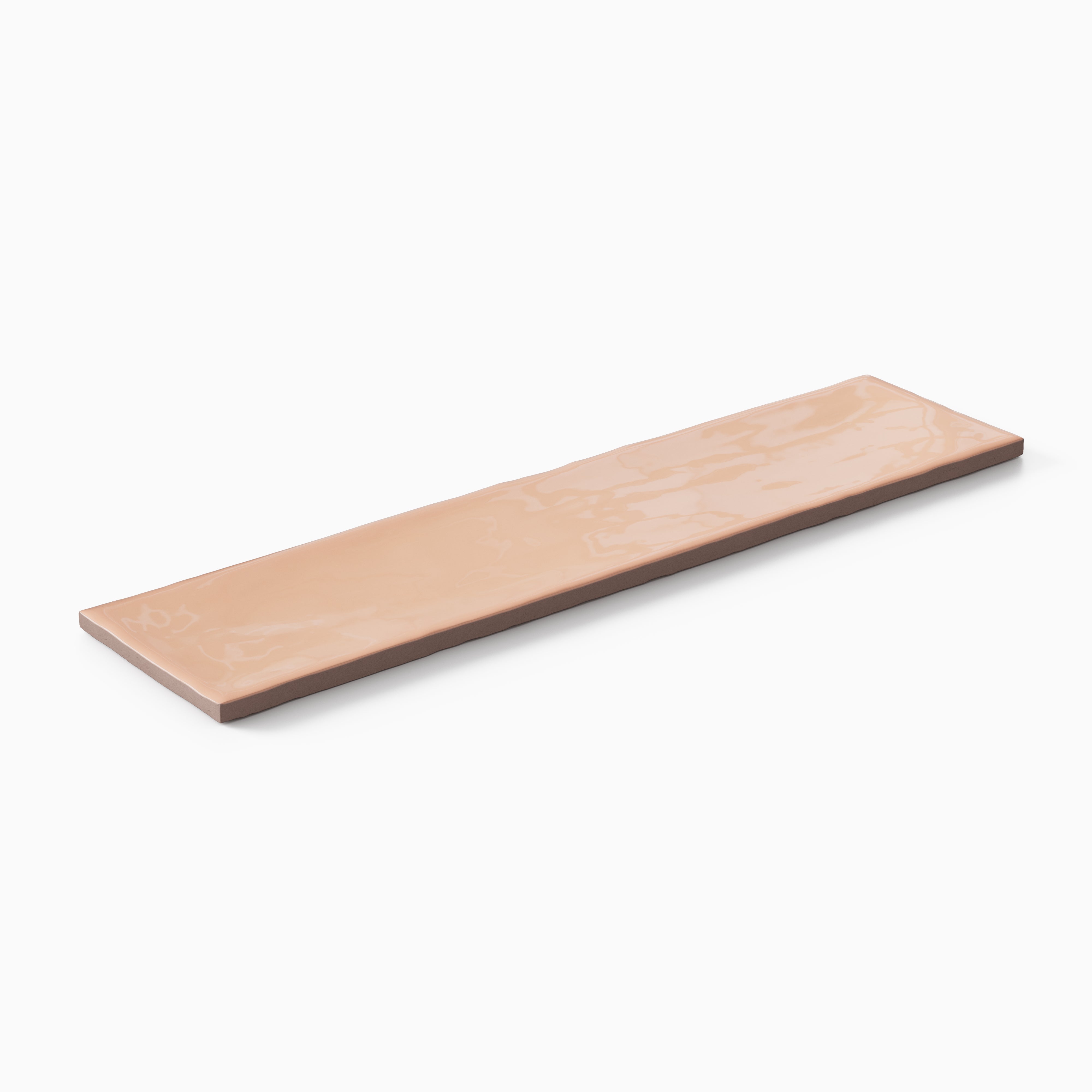 Harper 3 x 12 Glossy Ceramic Tile in Blush