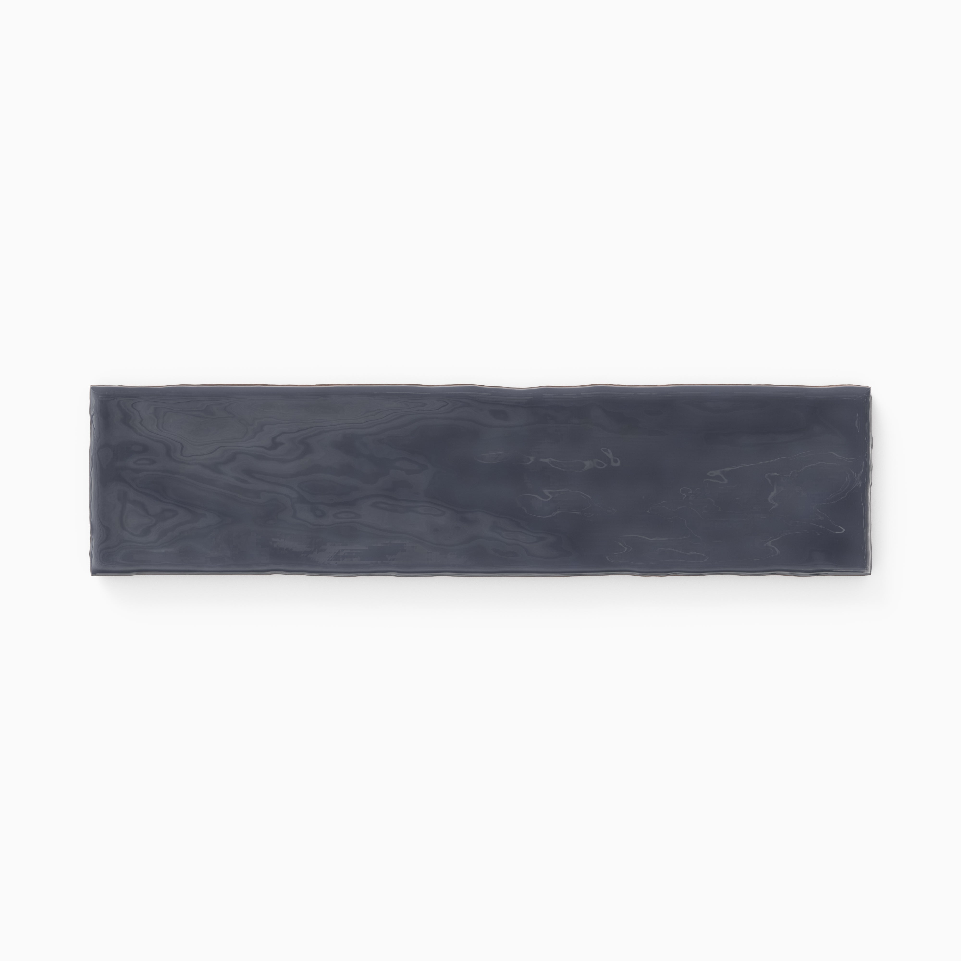 Harper 3 x 12 Glossy Ceramic Tile in Denim