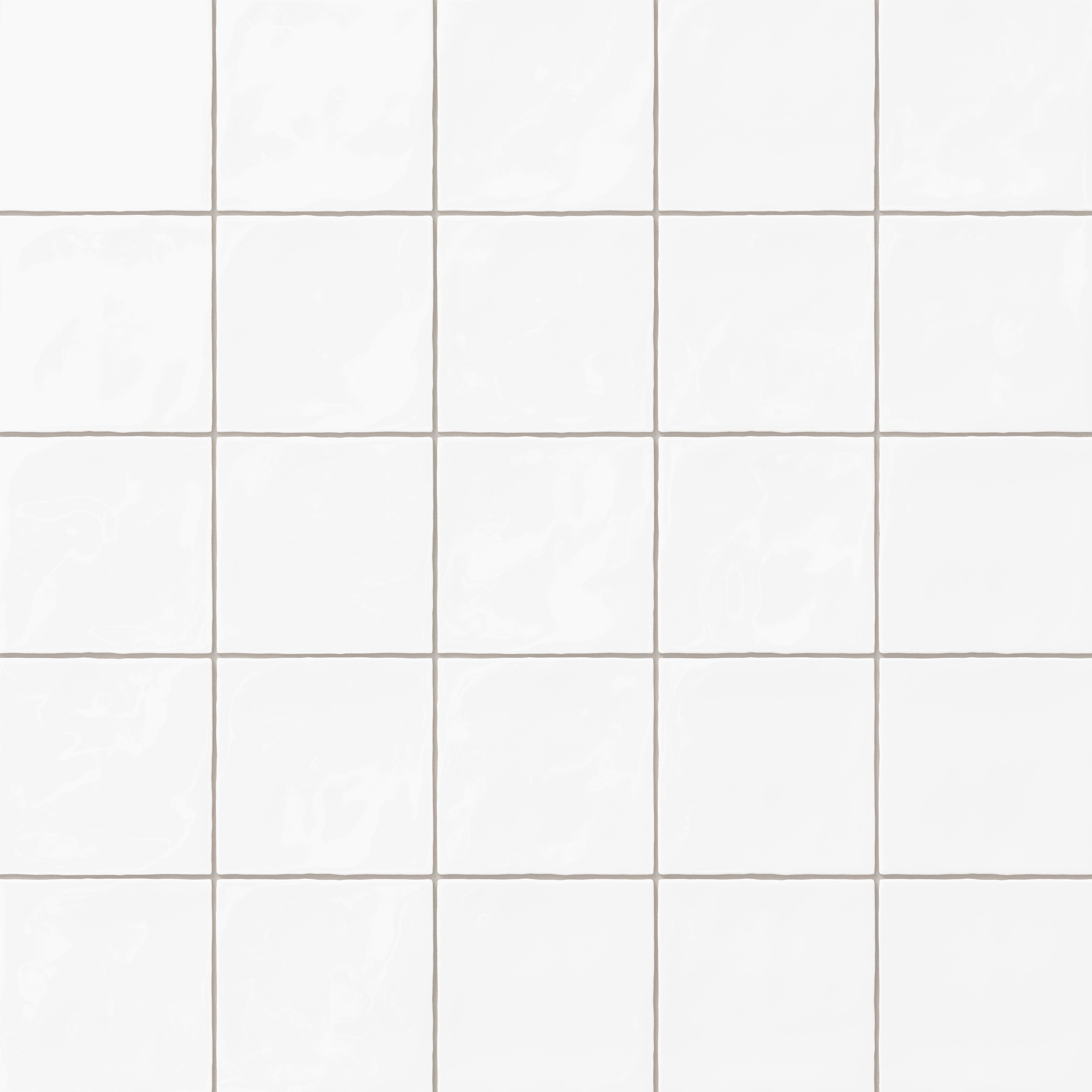 Harper 5 x 5 Glossy Ceramic Tile in White