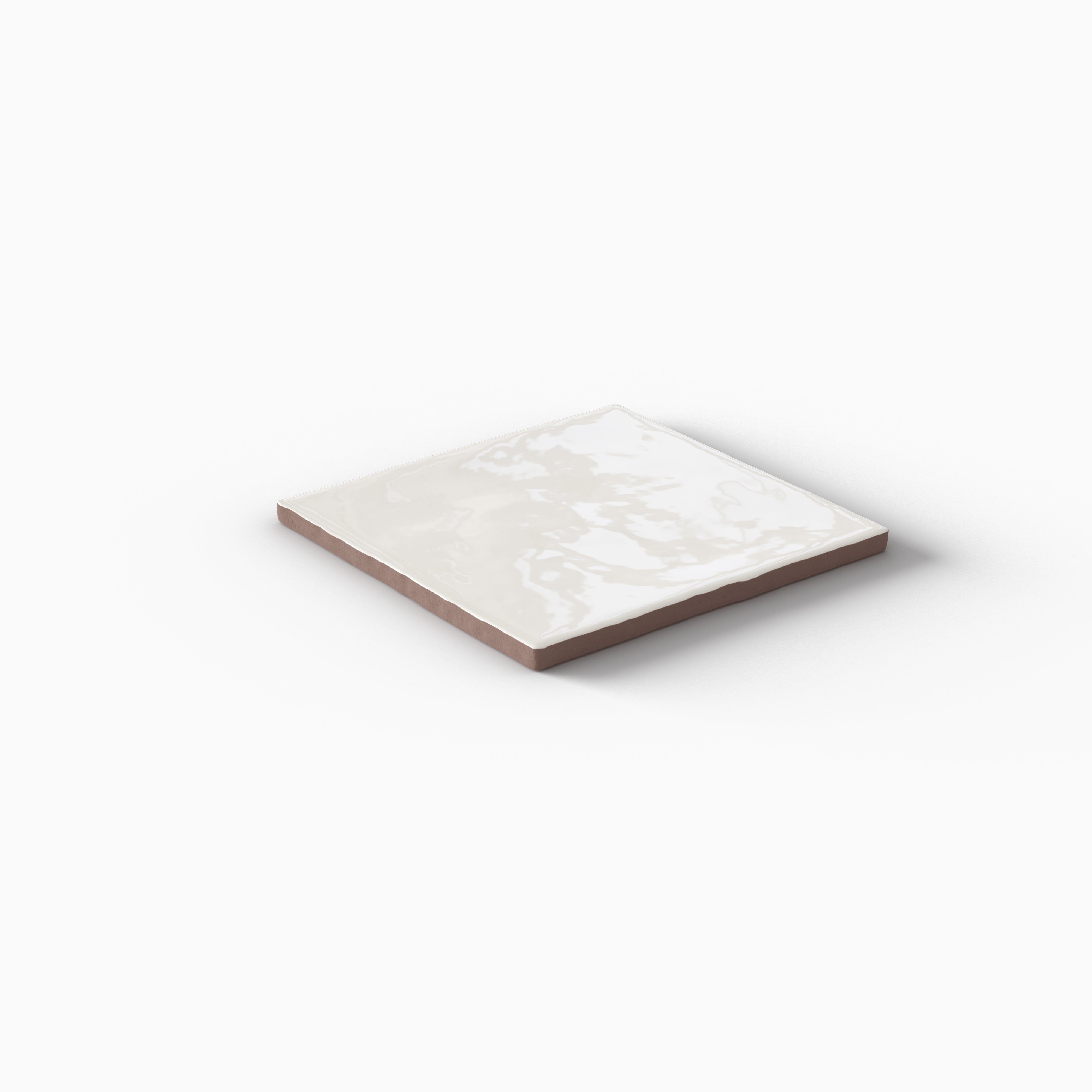 Harper 5 x 5 Glossy Ceramic Tile in Quill Grey