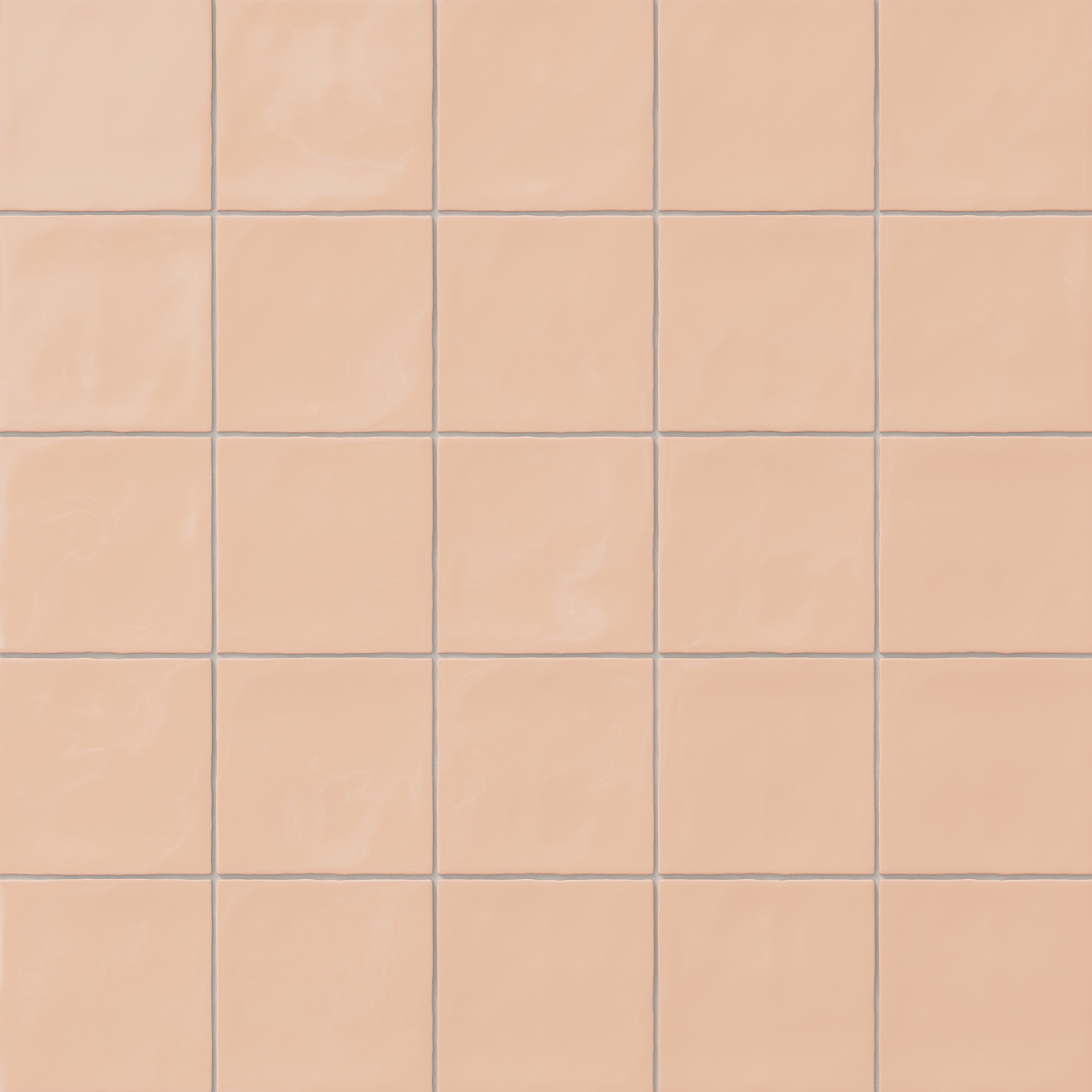Harper 5 x 5 Glossy Ceramic Tile in Blush
