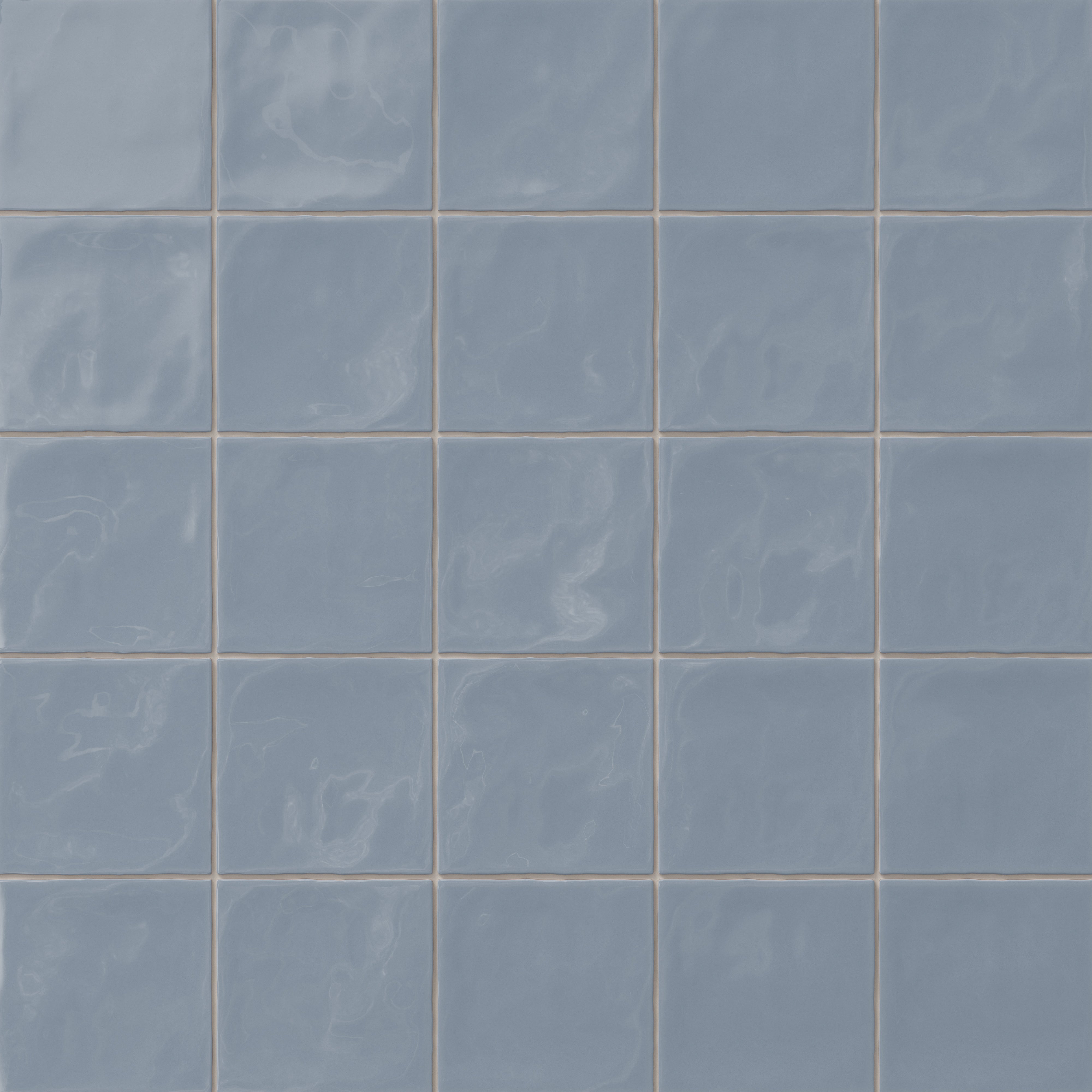 Harper 5 x 5 Glossy Ceramic Tile in Cerulean