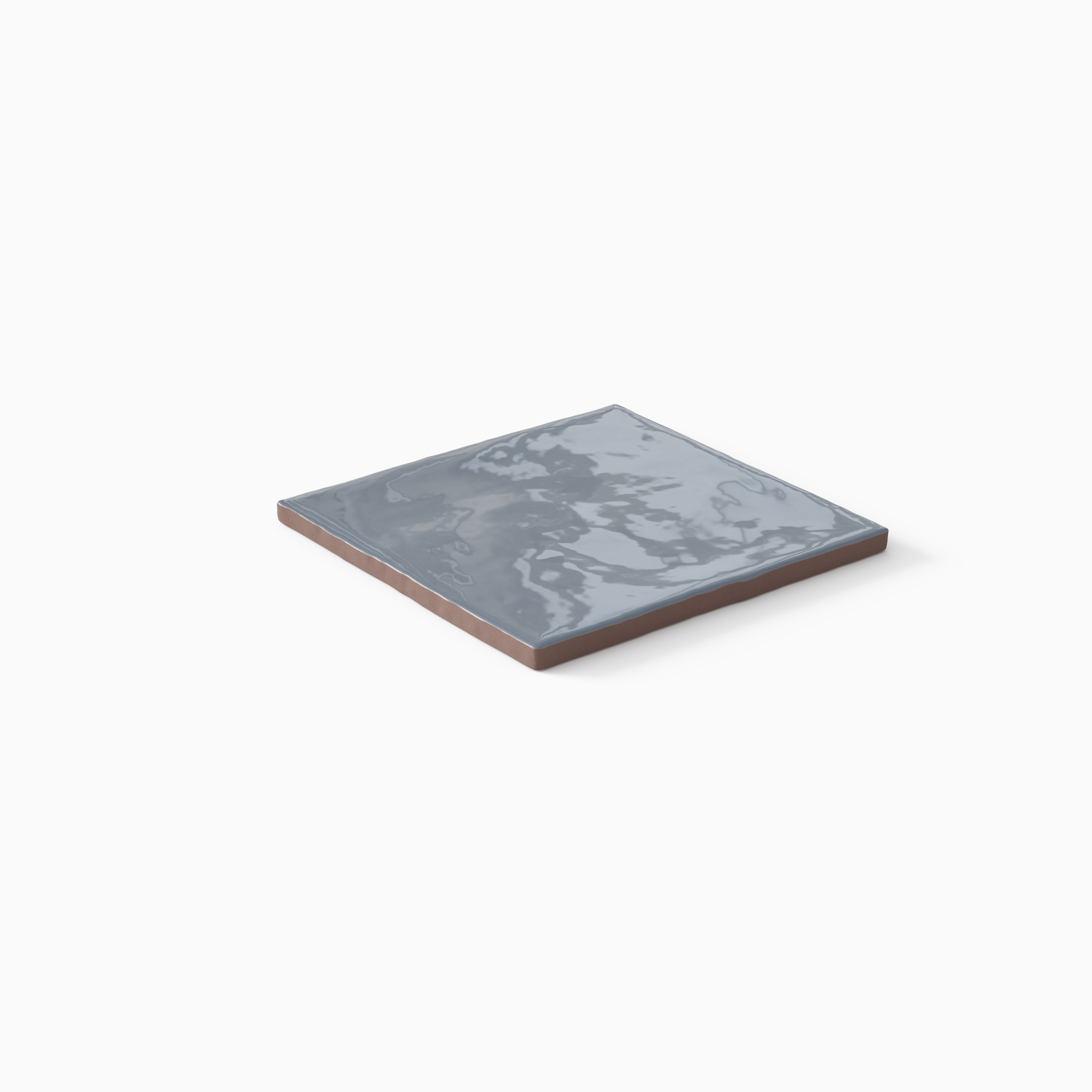 Harper 5 x 5 Glossy Ceramic Tile in Cerulean