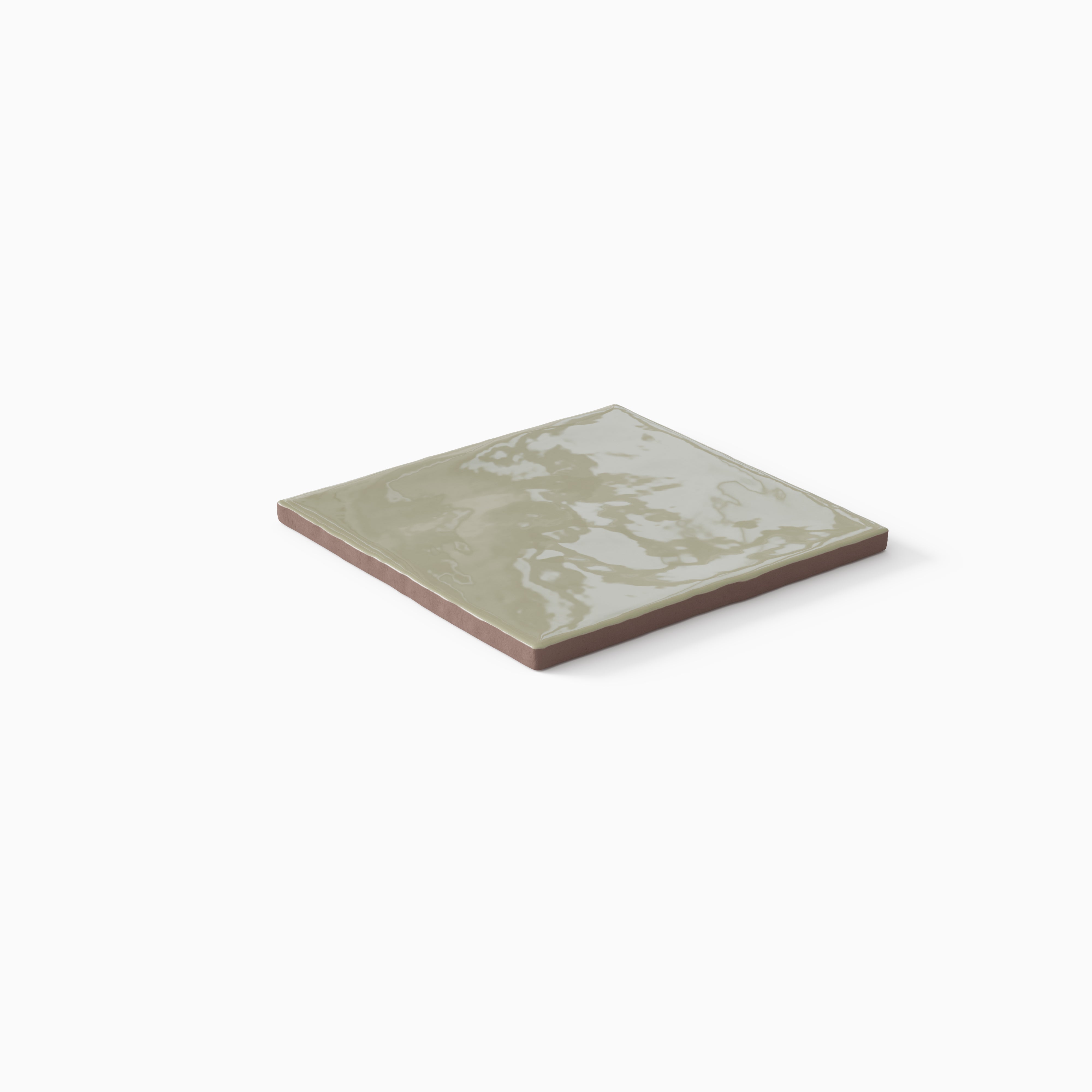 Harper 5 x 5 Glossy Ceramic Tile in Basil