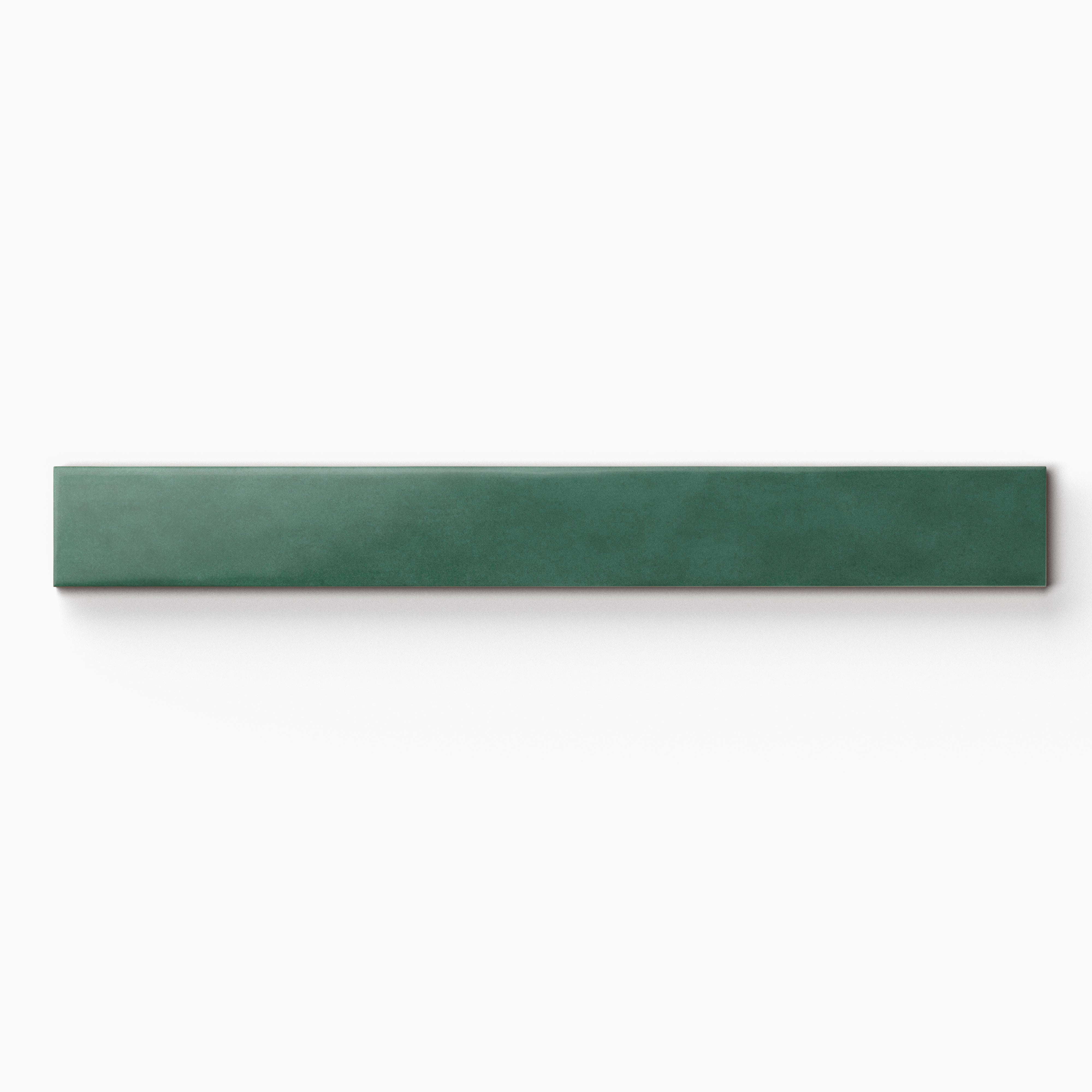 Remi 2x17 Glossy Ceramic Tile in Forest