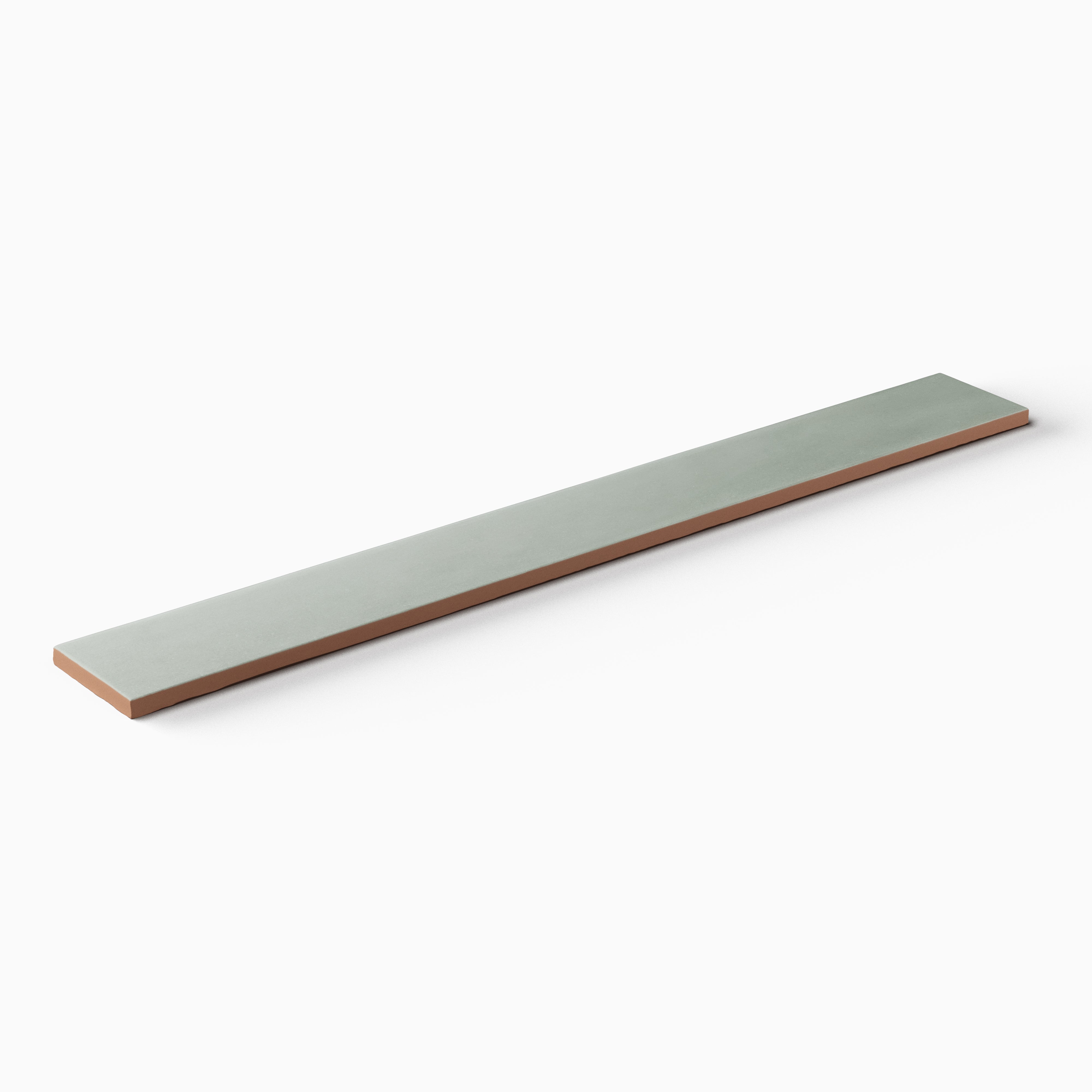 Remi 2 x 17 Glossy Ceramic Tile in Pistachio