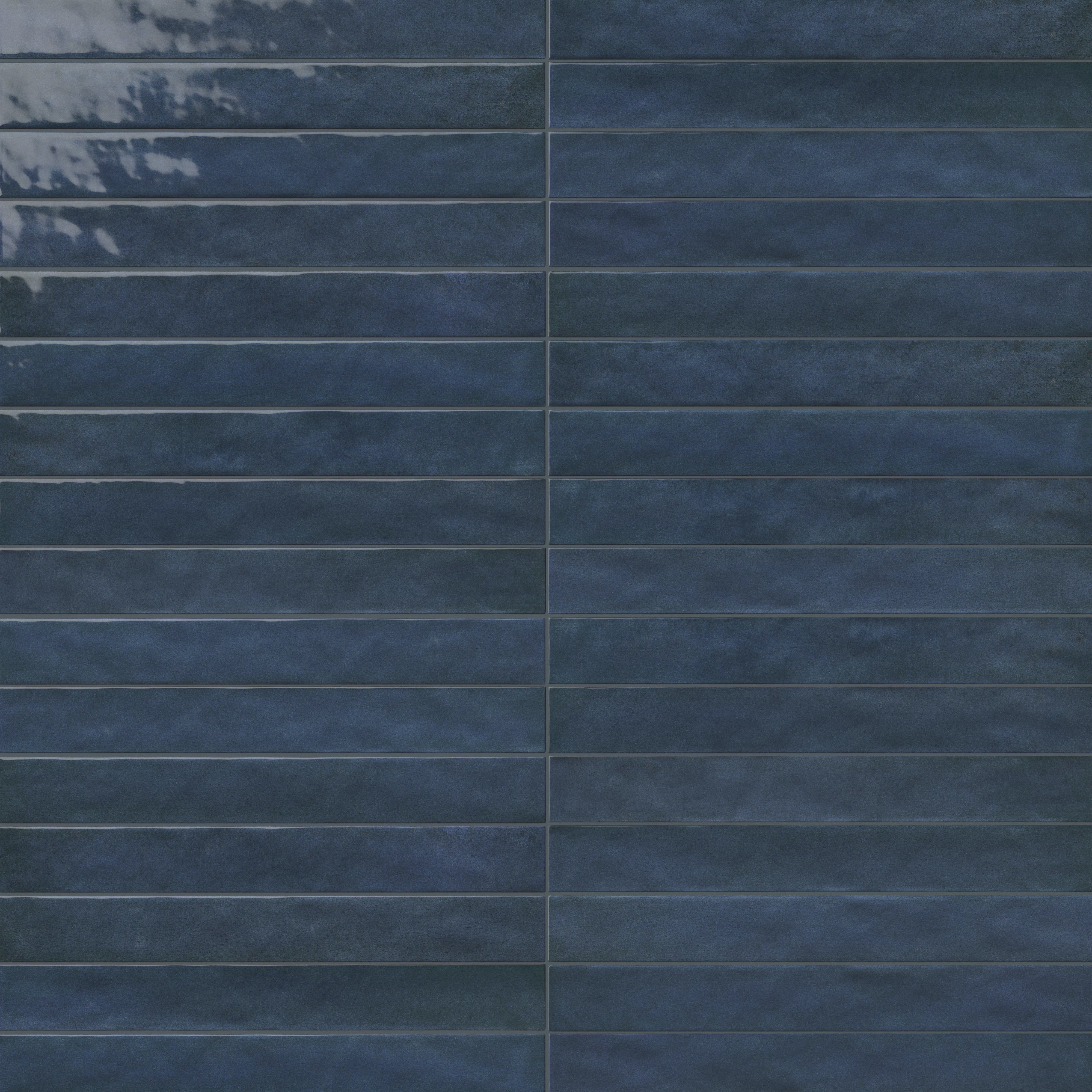 Remi 2x17 Glossy Ceramic Tile in Navy