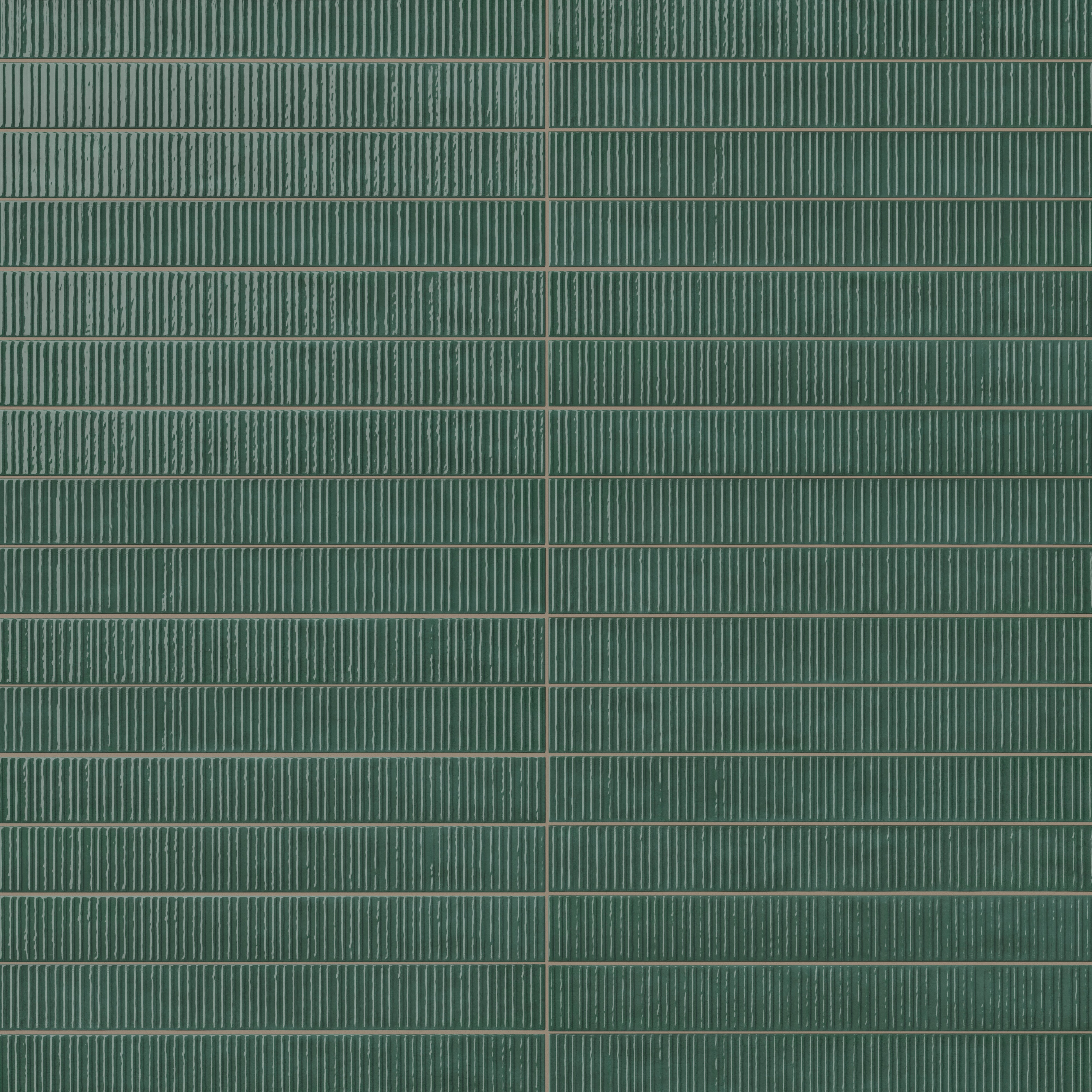 Remi 2x17 Glossy Ceramic Tile in Forest Deco