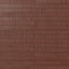 Remi 2x17 Glossy Ceramic Tile in Rust Deco