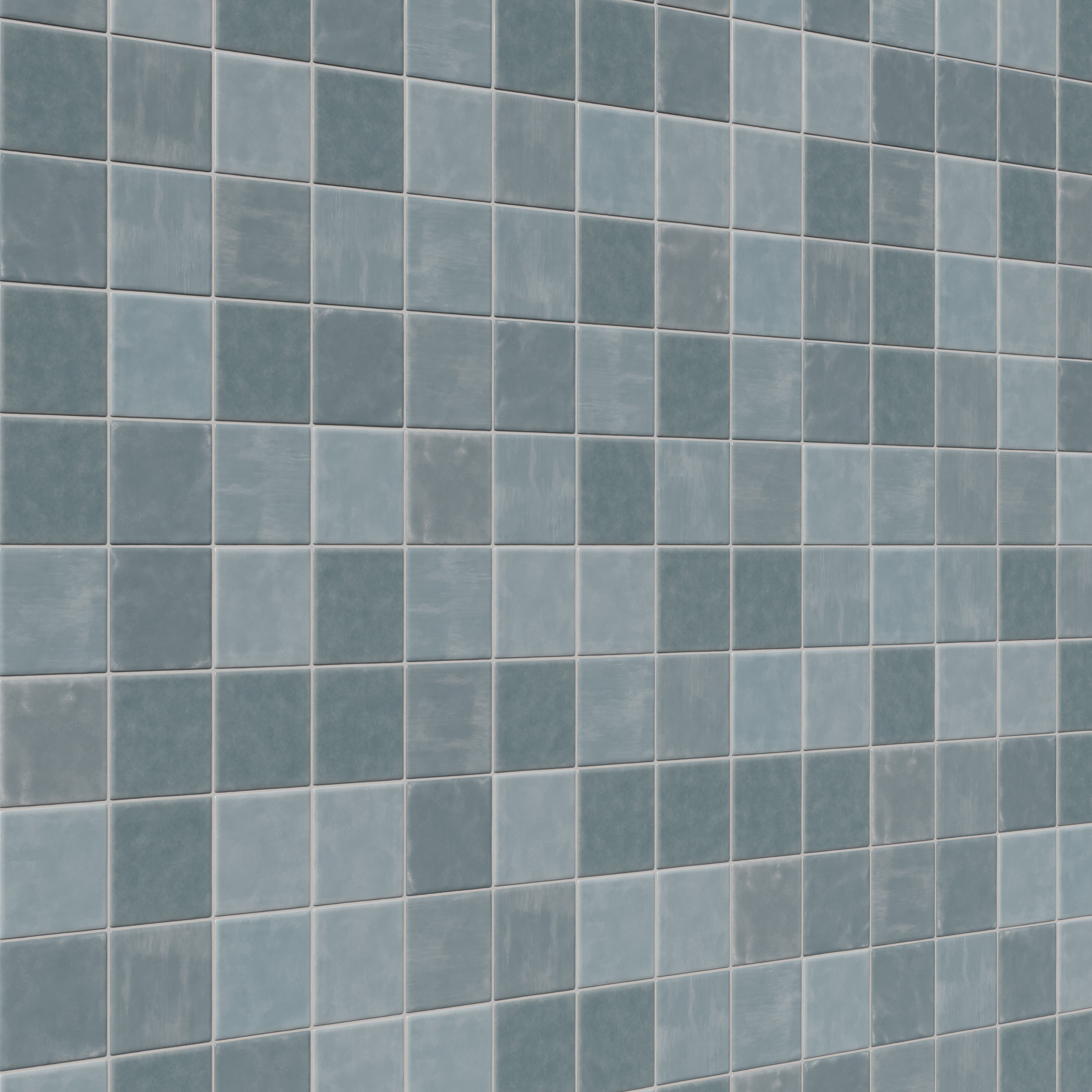 Mila 4x4 Glossy Ceramic Tile in Slate