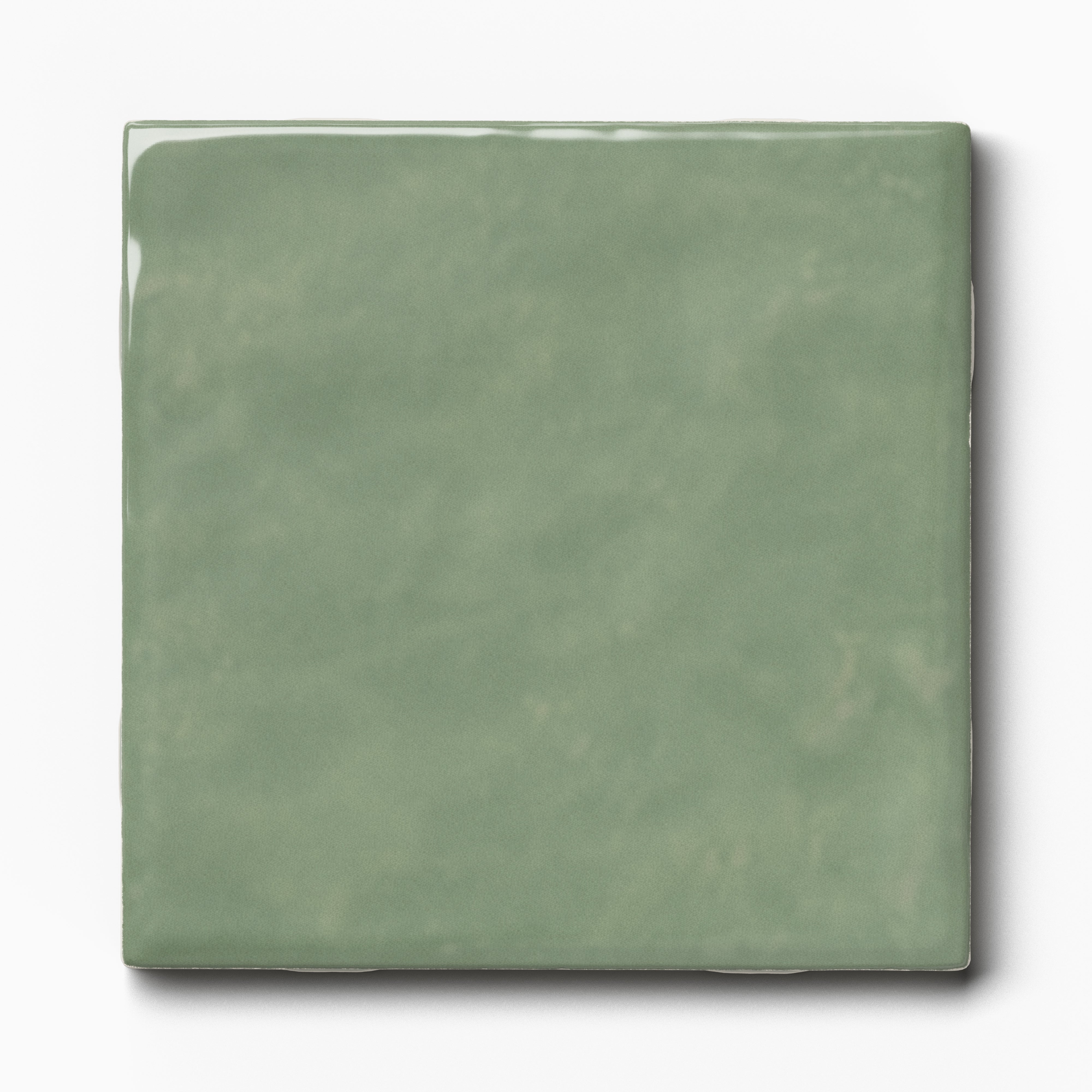 Mila 4x4 Glossy Ceramic Tile in Jade