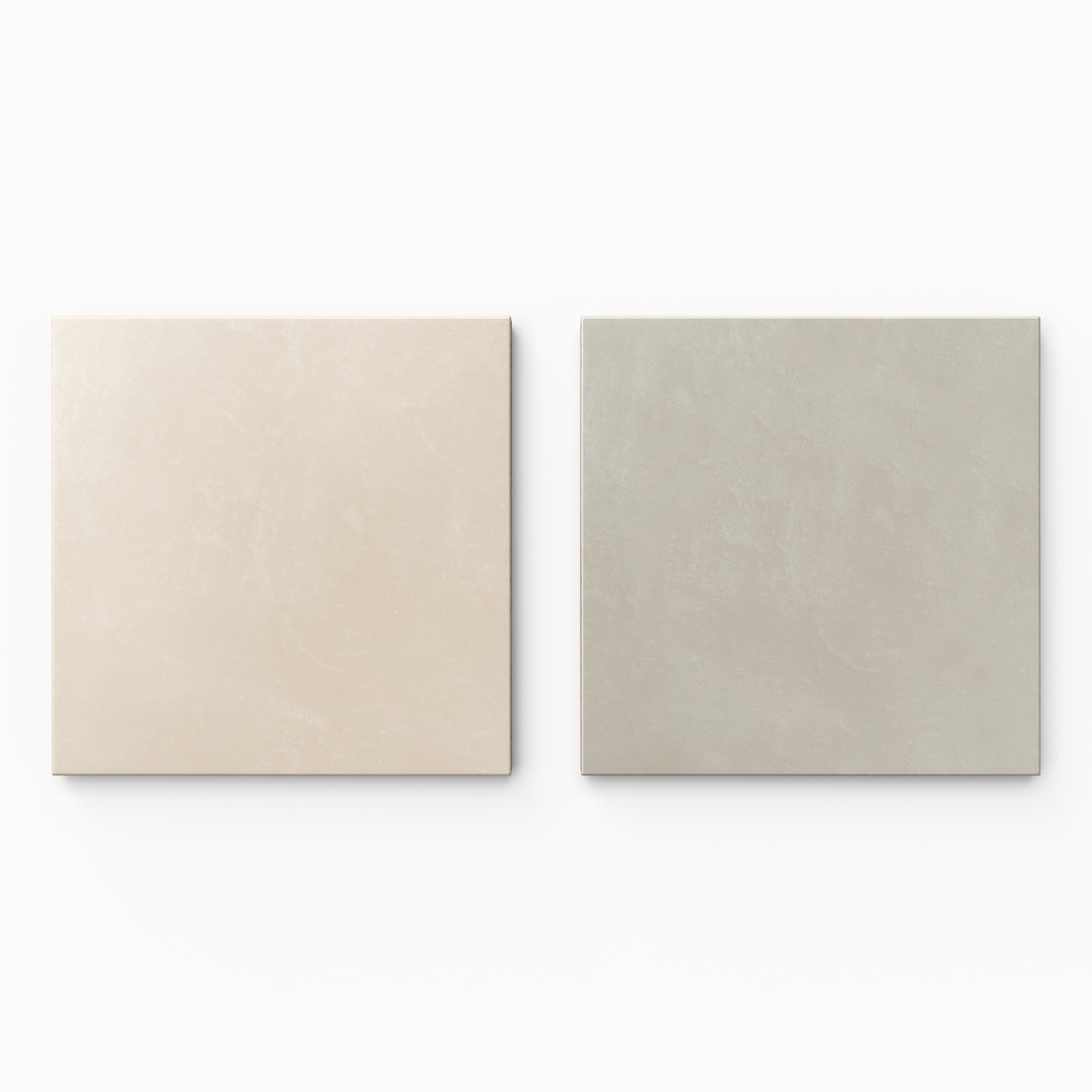 Isabel 6 x 6 Checkerboard Matte Porcelain Tile in Frosted Linen and Silverstone