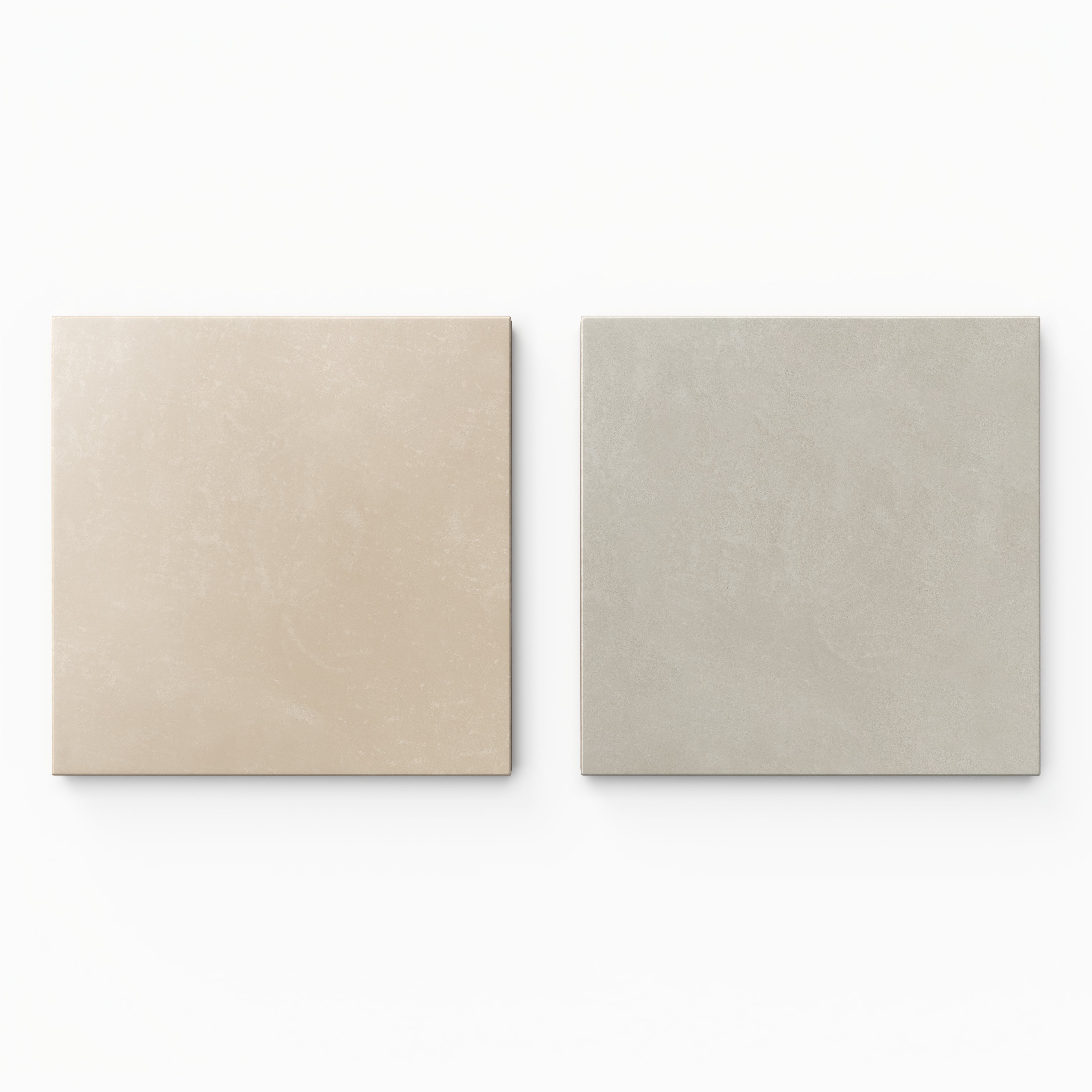 Isabel 6 x 6 Checkerboard Matte Porcelain Tile in Almond Mist and Silverstone