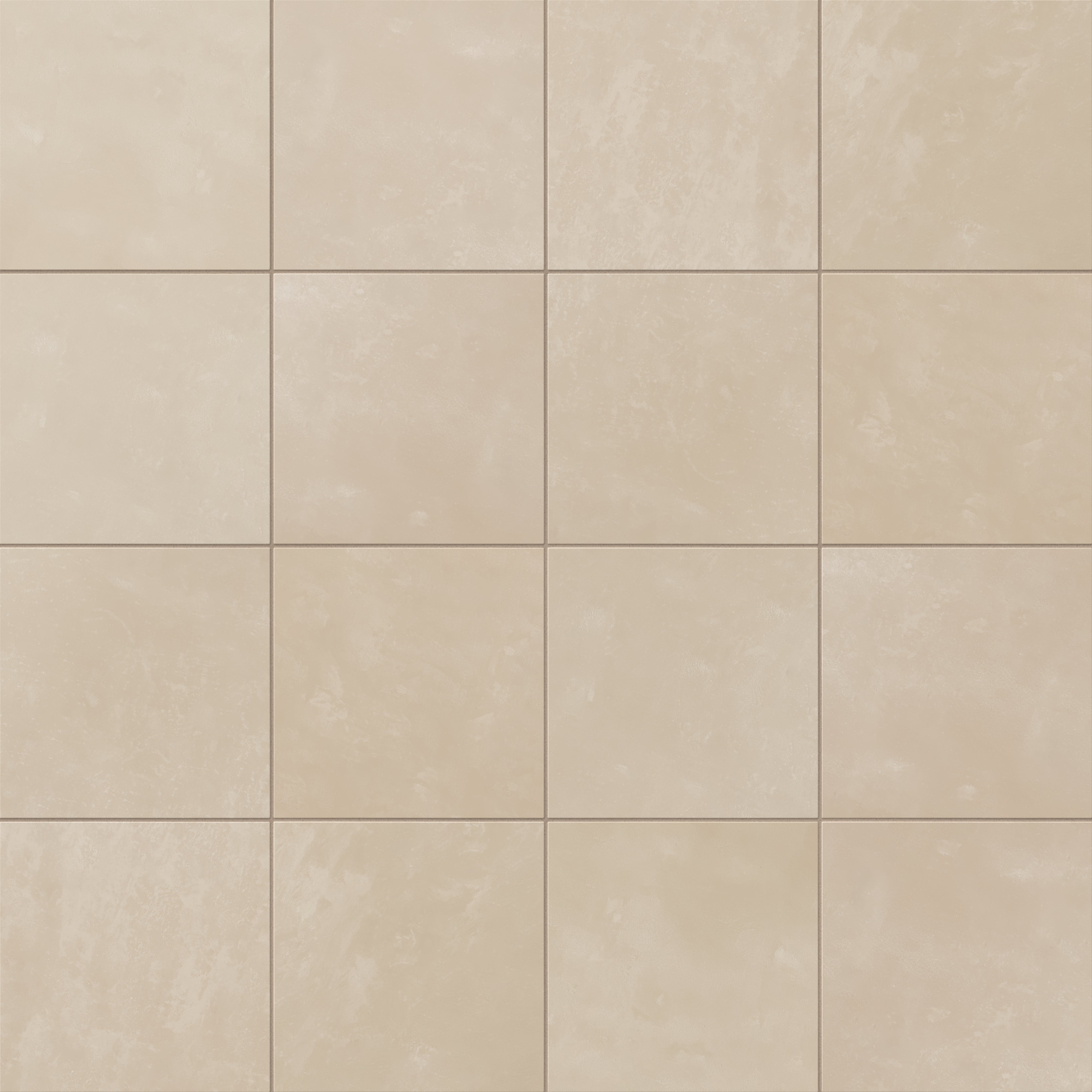 Isabel 6 x 6 Matte Porcelain Tile in Almond Mist