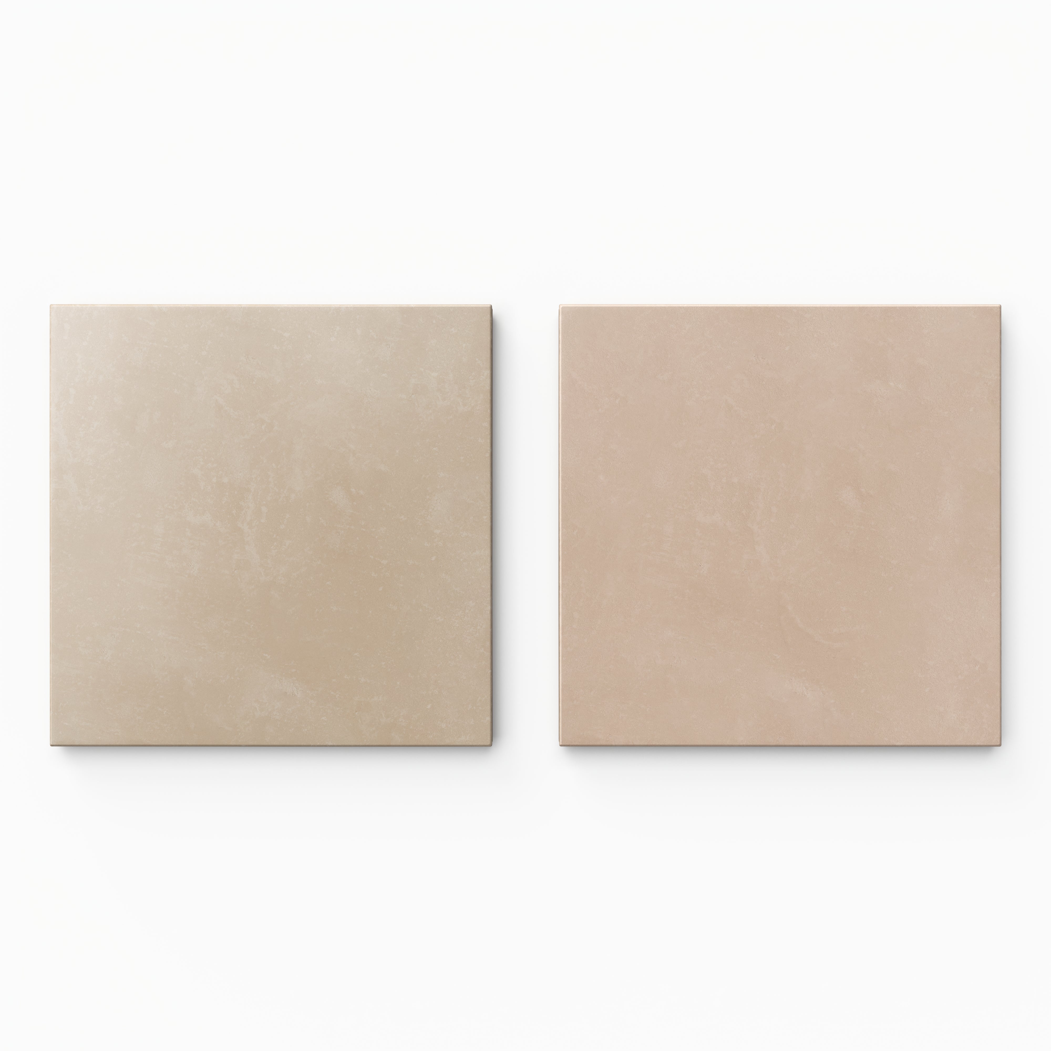 Isabel 6 x 6 Checkerboard Matte Porcelain Tile in Sahara Sand and Dusty Rose