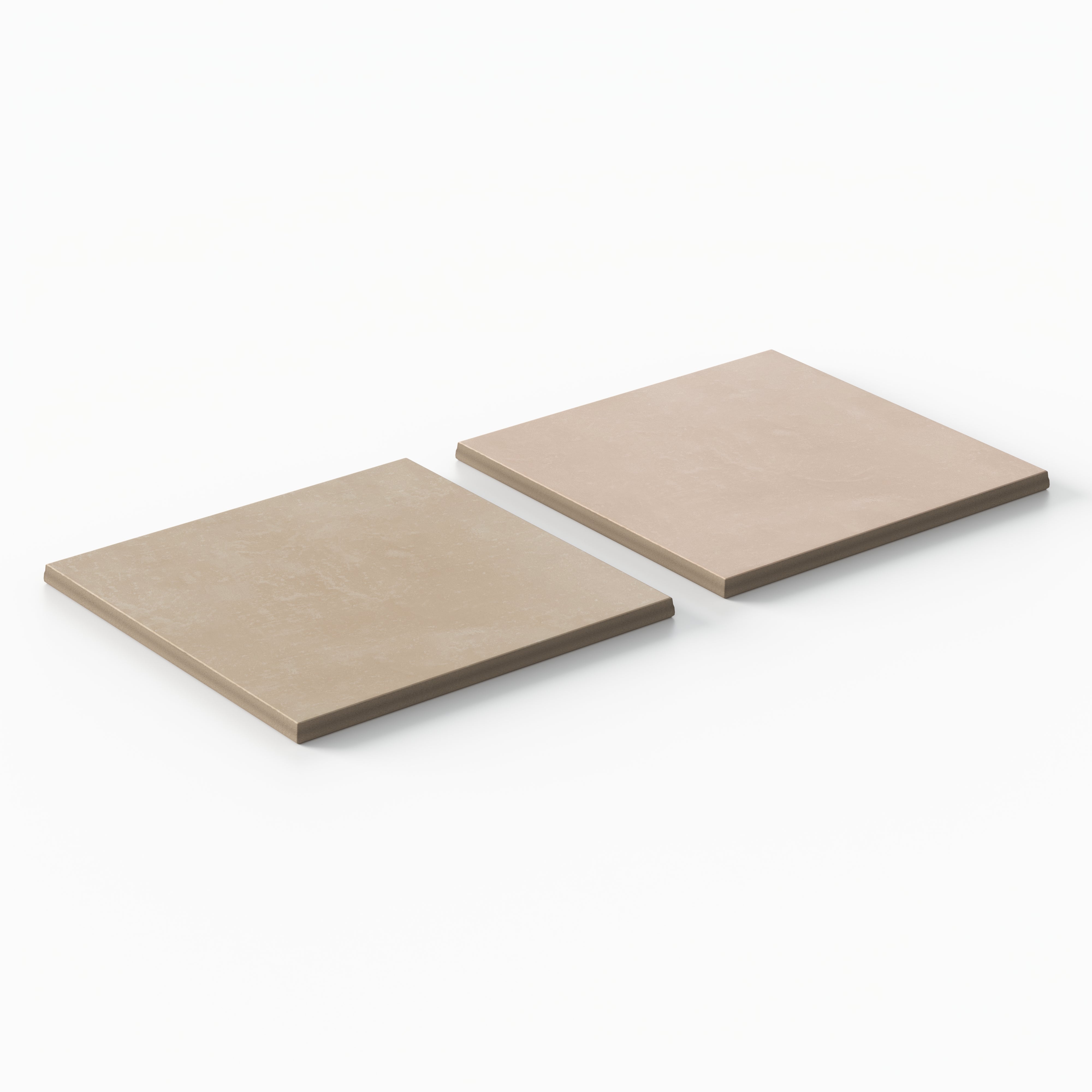 Isabel 6 x 6 Checkerboard Matte Porcelain Tile in Sahara Sand and Dusty Rose