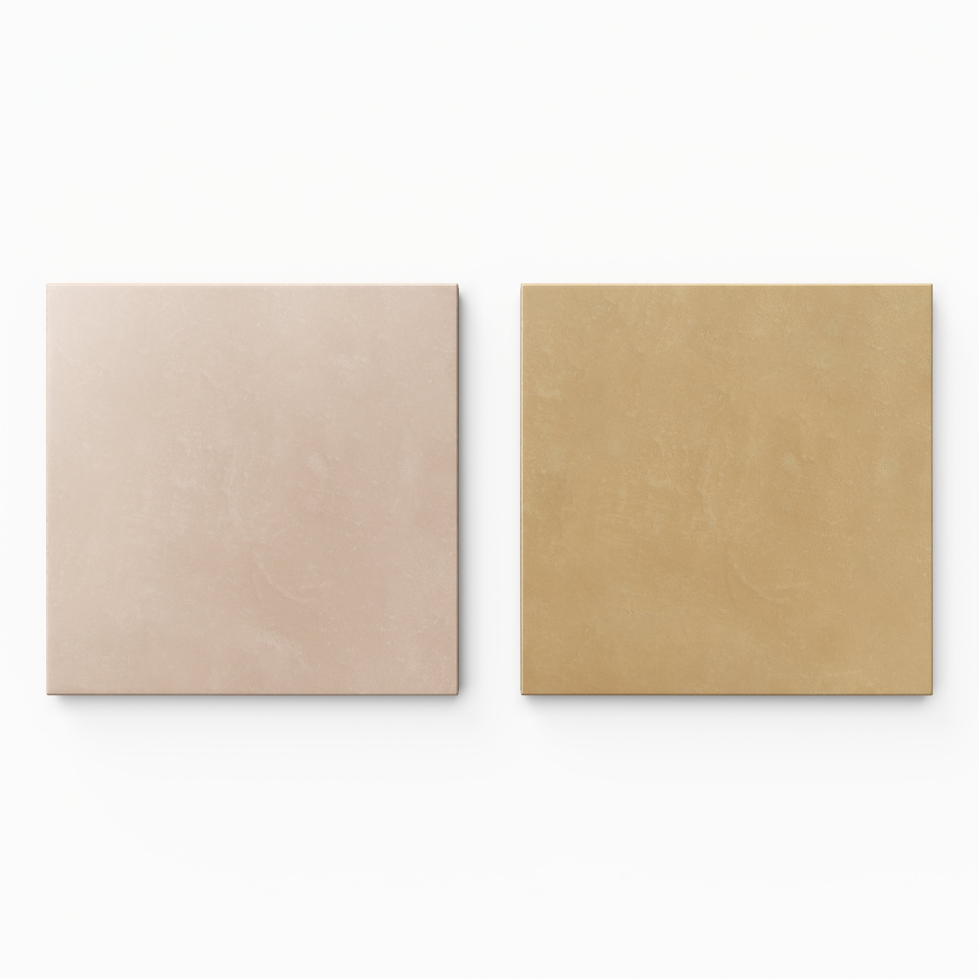 Isabel 6 x 6 Checkerboard Matte Porcelain Tile in Dusty Rose and Golden Sky