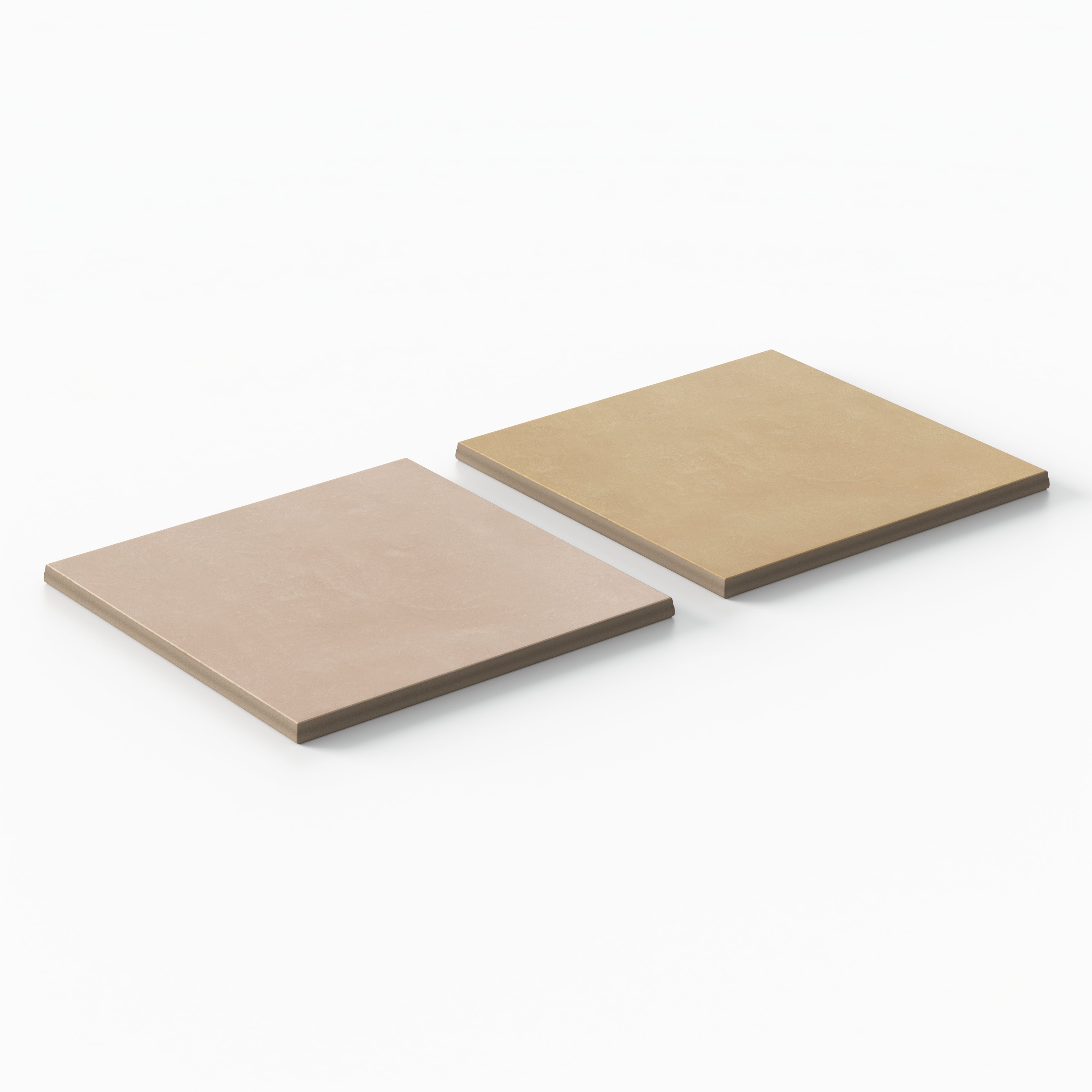Isabel 6 x 6 Checkerboard Matte Porcelain Tile in Dusty Rose and Golden Sky
