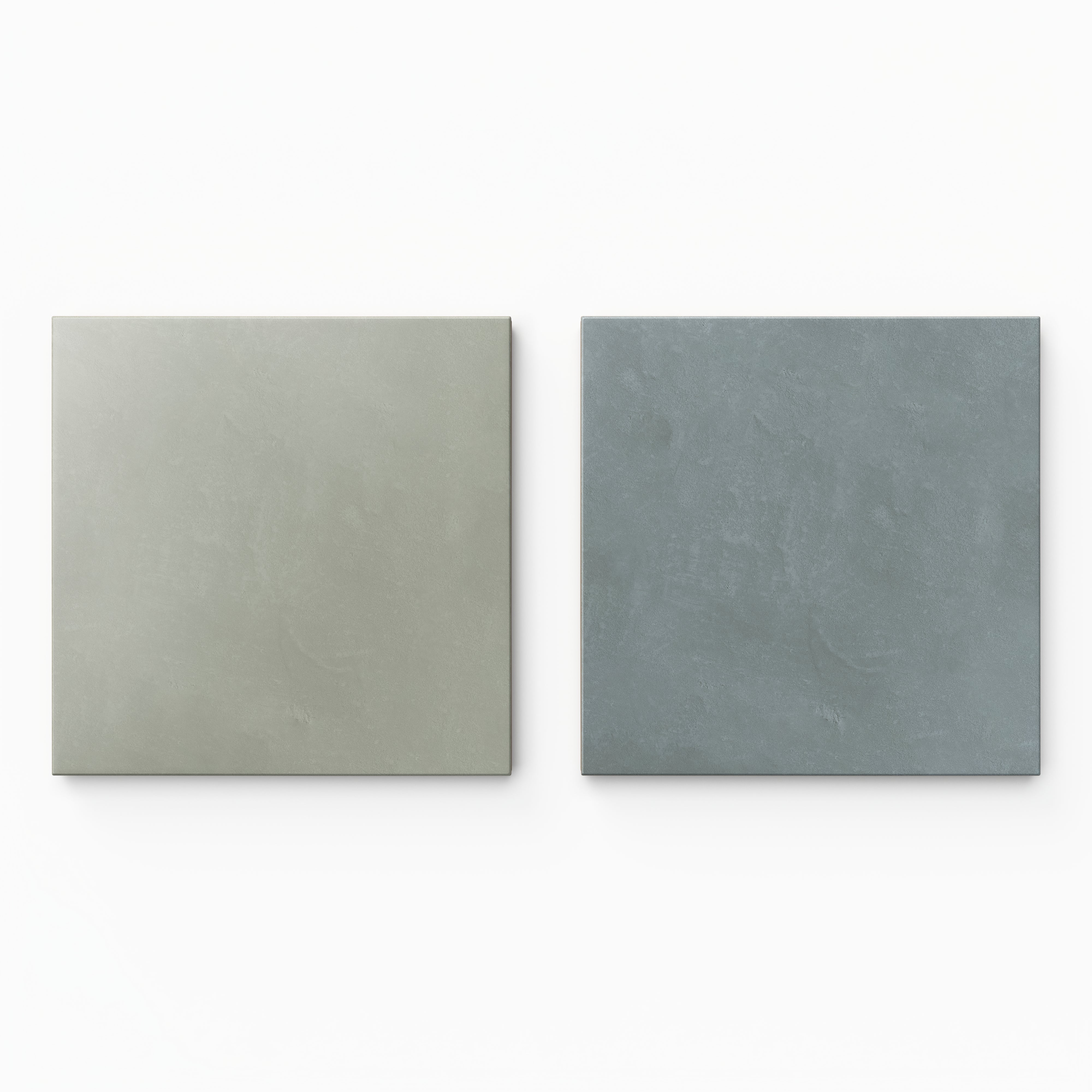 Isabel 6 x 6 Checkerboard Matte Porcelain Tile in Soft Sage and Saltwater