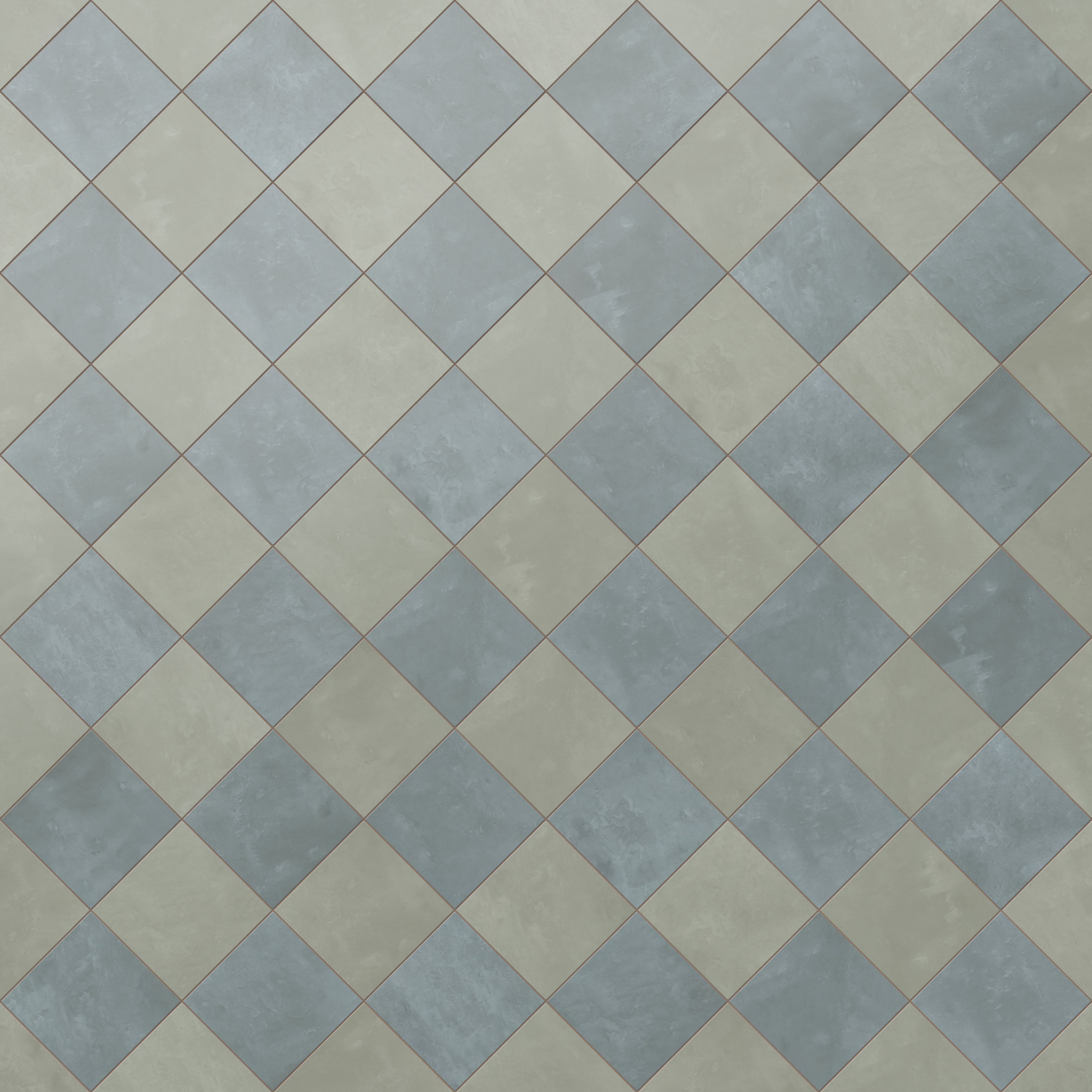 Isabel 6 x 6 Checkerboard Matte Porcelain Tile in Soft Sage and Saltwater