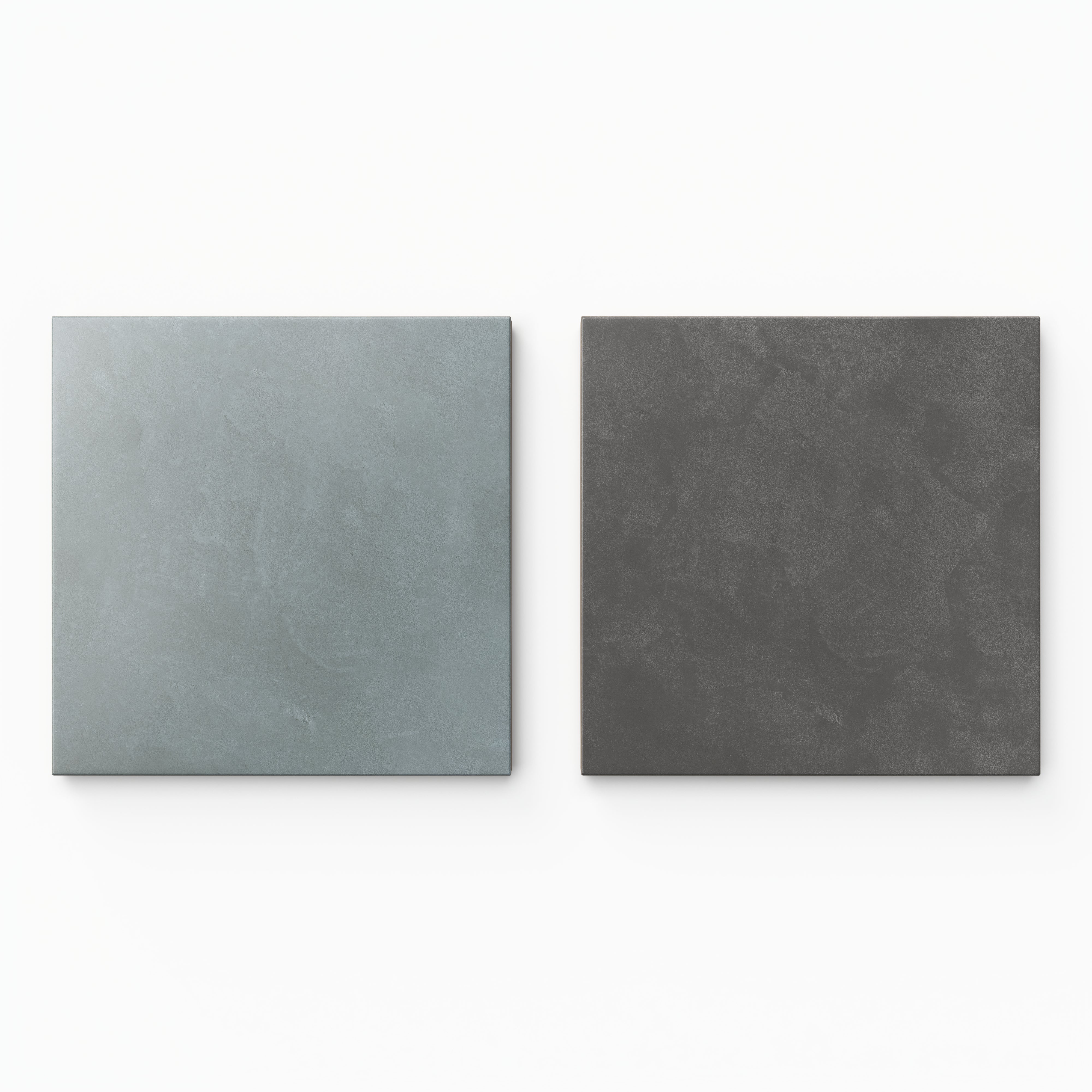 Isabel 6 x 6 Checkerboard Matte Porcelain Tile in Saltwater and Midnight Slate