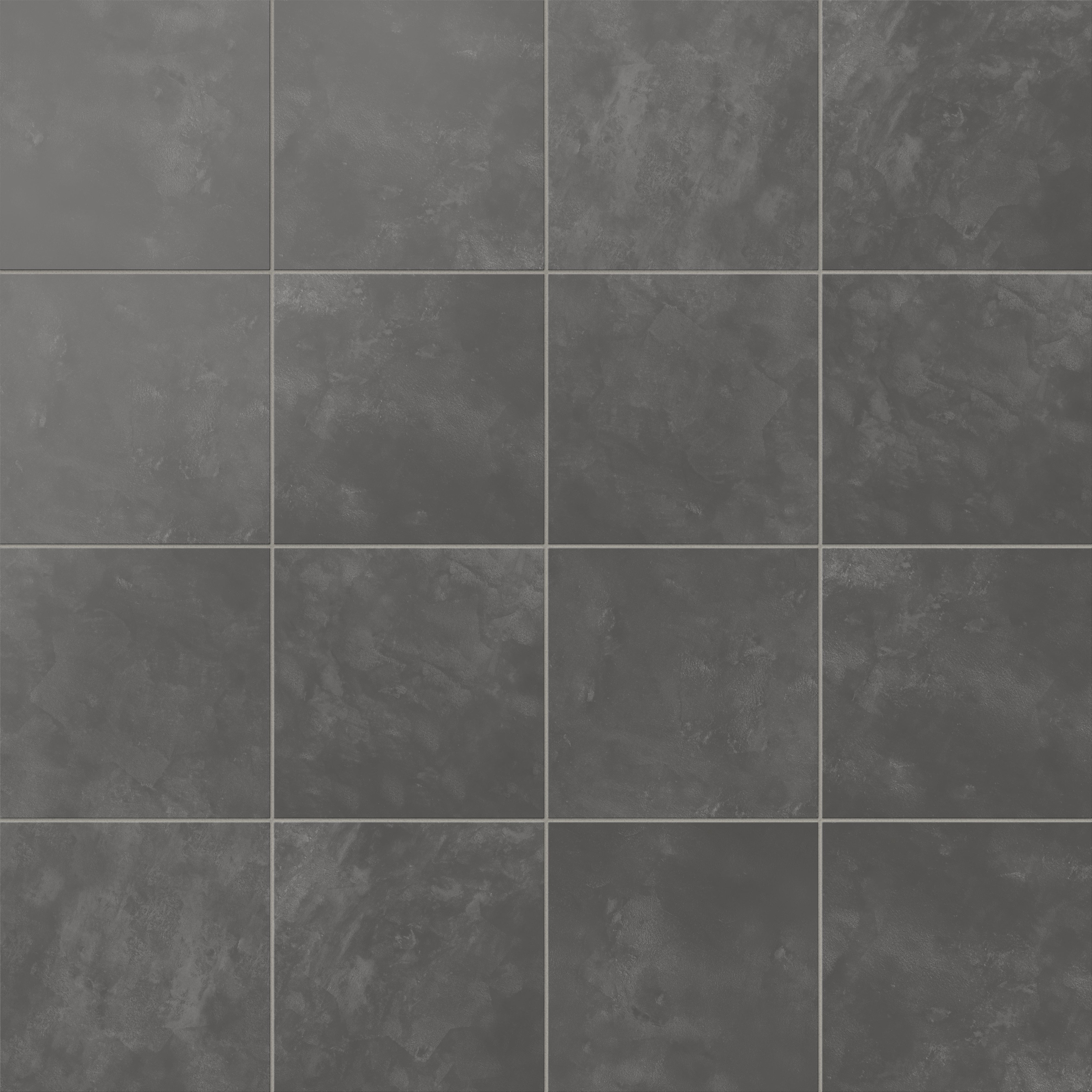 Isabel 6 x 6 Matte Porcelain Tile in Midnight Slate