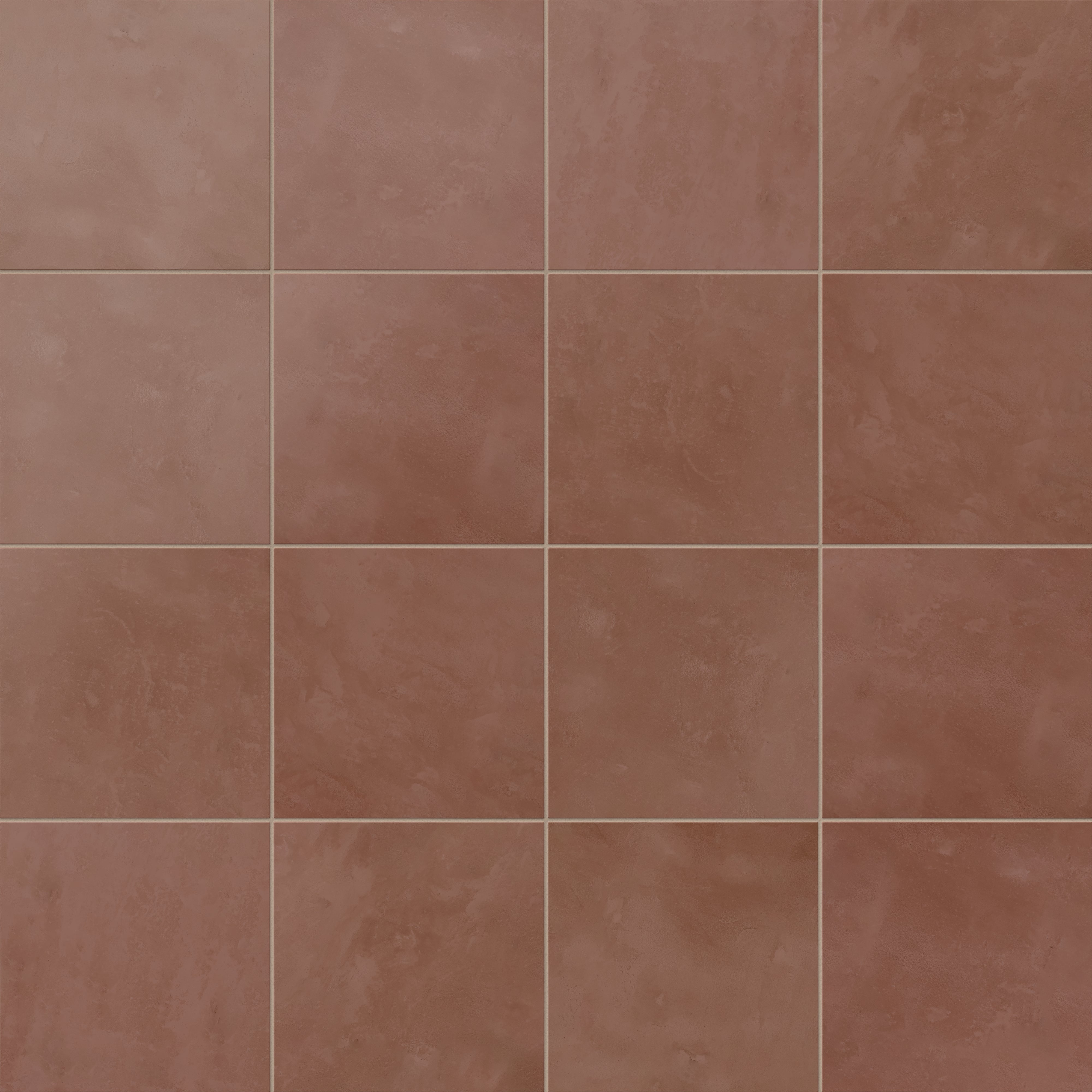 Isabel 6 x 6 Matte Porcelain Tile in Burnt Umber
