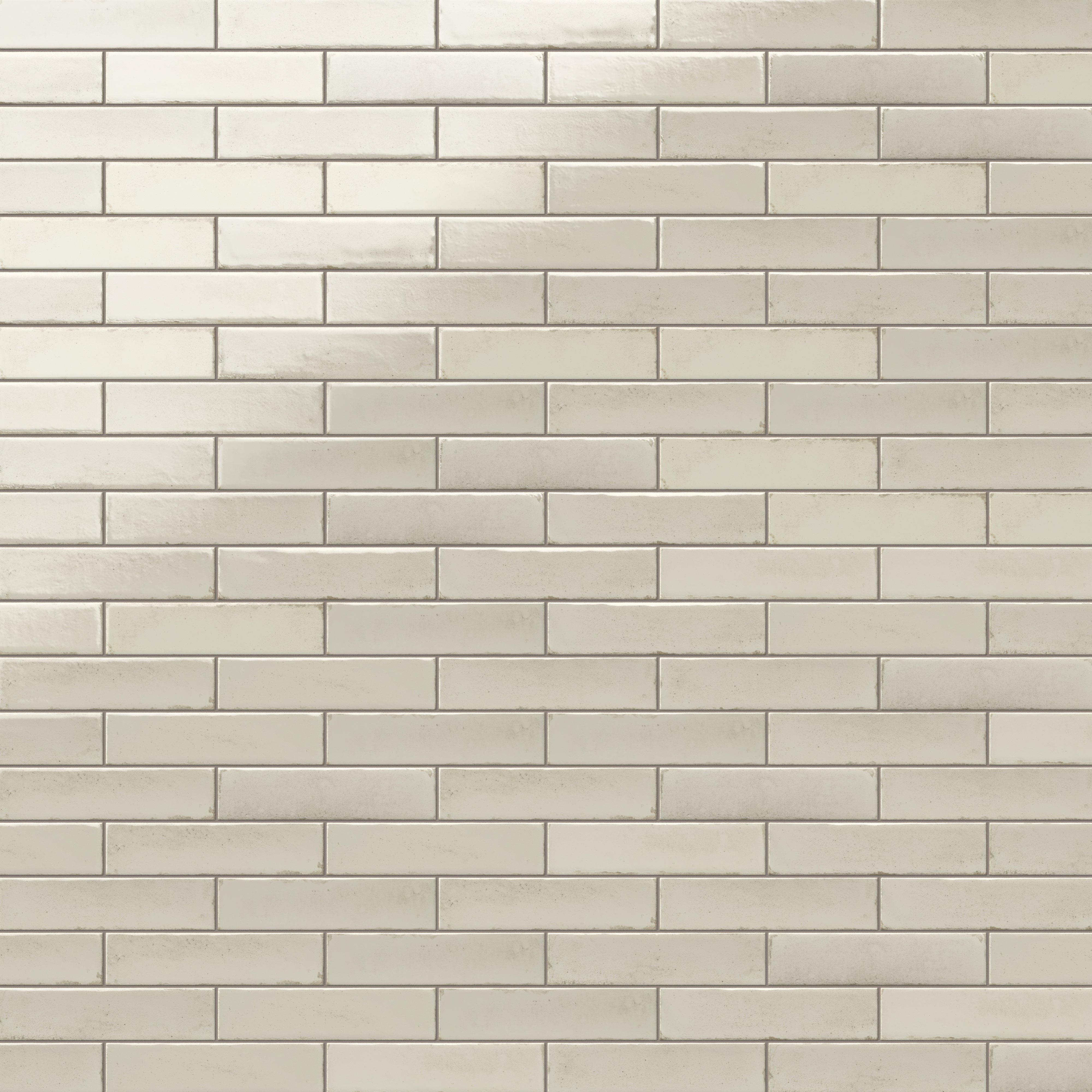 Mara 2x10 Glossy Ceramic Tile in Sheep's Wool
