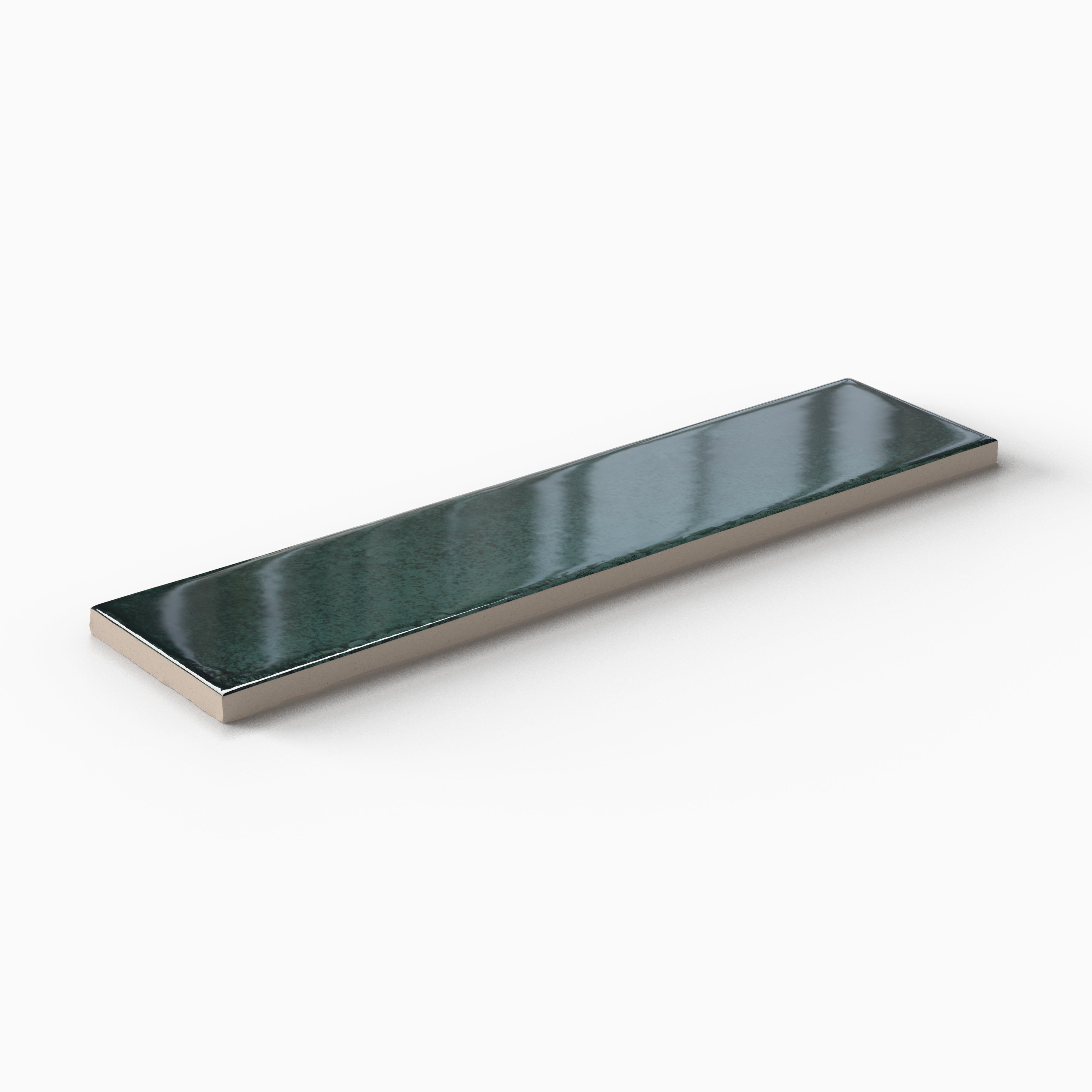 Mara 2 x 10 Glossy Ceramic Tile in Indigo Blue